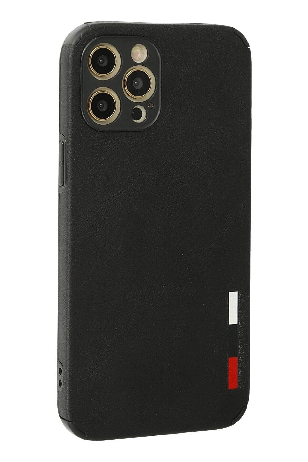 İphone 12 Pro Max Kılıf Loop Deri̇ Si̇li̇kon - Si̇yah - Dropx5594-1453