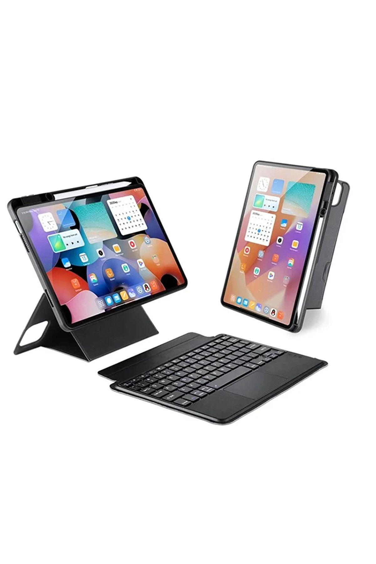 Dux Ducıs Xi̇aomi̇ Pad 6/6 Pro Ayrılabi̇li̇r Bluetooth Klavye Touchpad Pu Deri̇ Kılıf- - Gms5722-7567