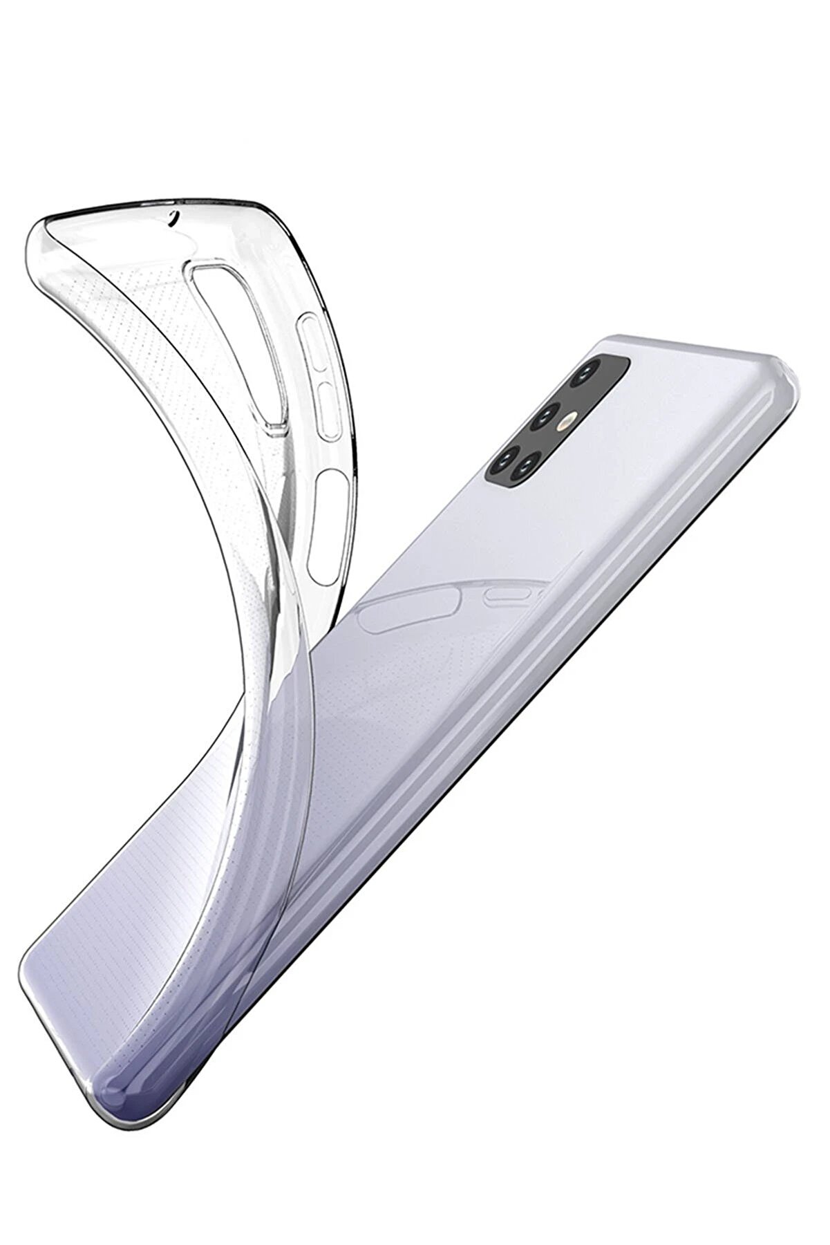 Samsung Galaxy M31S Kılıf Lüx Şeffaf Si̇li̇kon - Dropx5972-5322