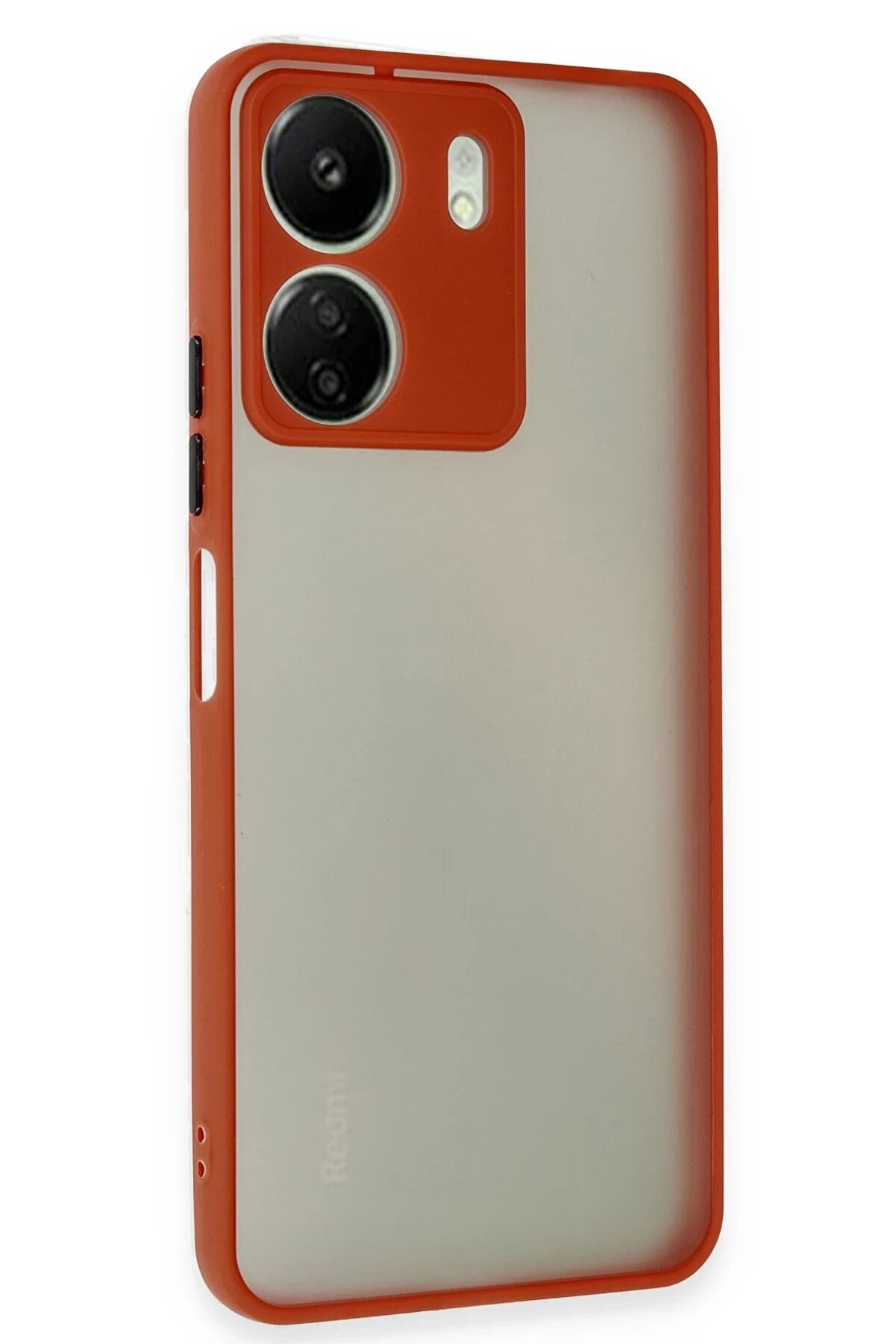 Xi̇aomi̇ Redmi̇ 13C Kılıf Montreal Si̇li̇kon Kapak - Kırmızı - Dropx2279-9768