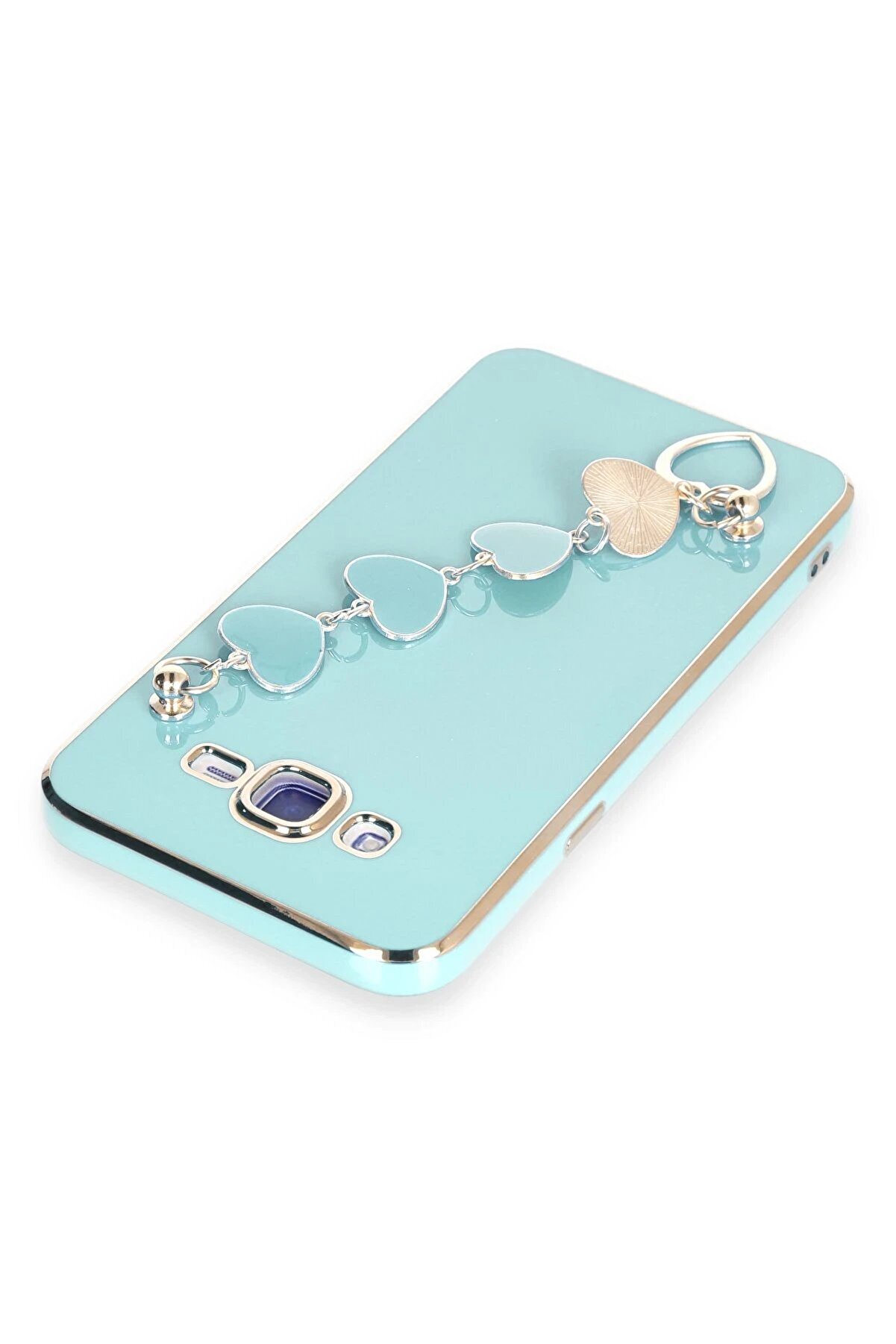 Samsung Galaxy J7 Kılıf Esi̇la Si̇li̇kon - Su Yeşi̇li̇ - Dropx1044-1546