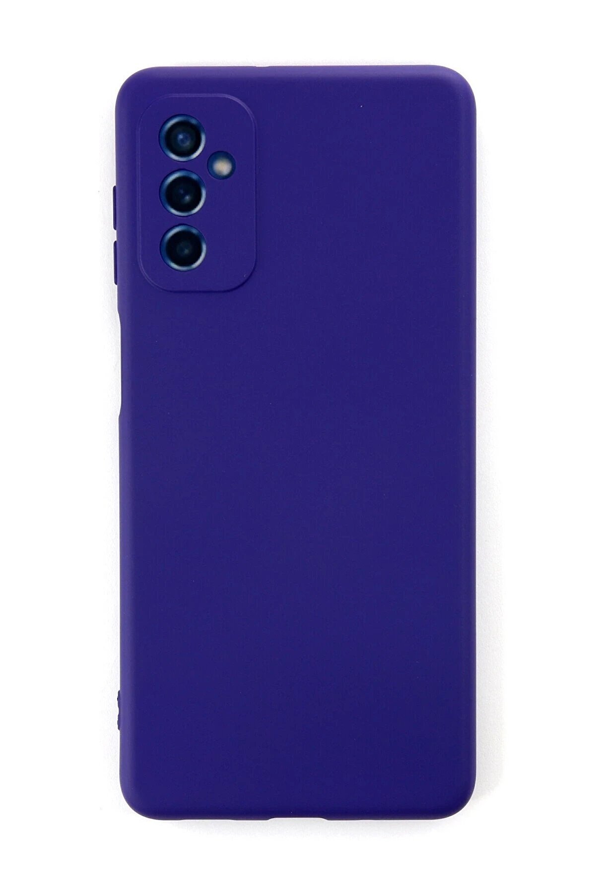 CepteToptan Samsung Galaxy M52 5G Kılıf Nano içi Kadife Silikon - Mor - DROPX1103-1906