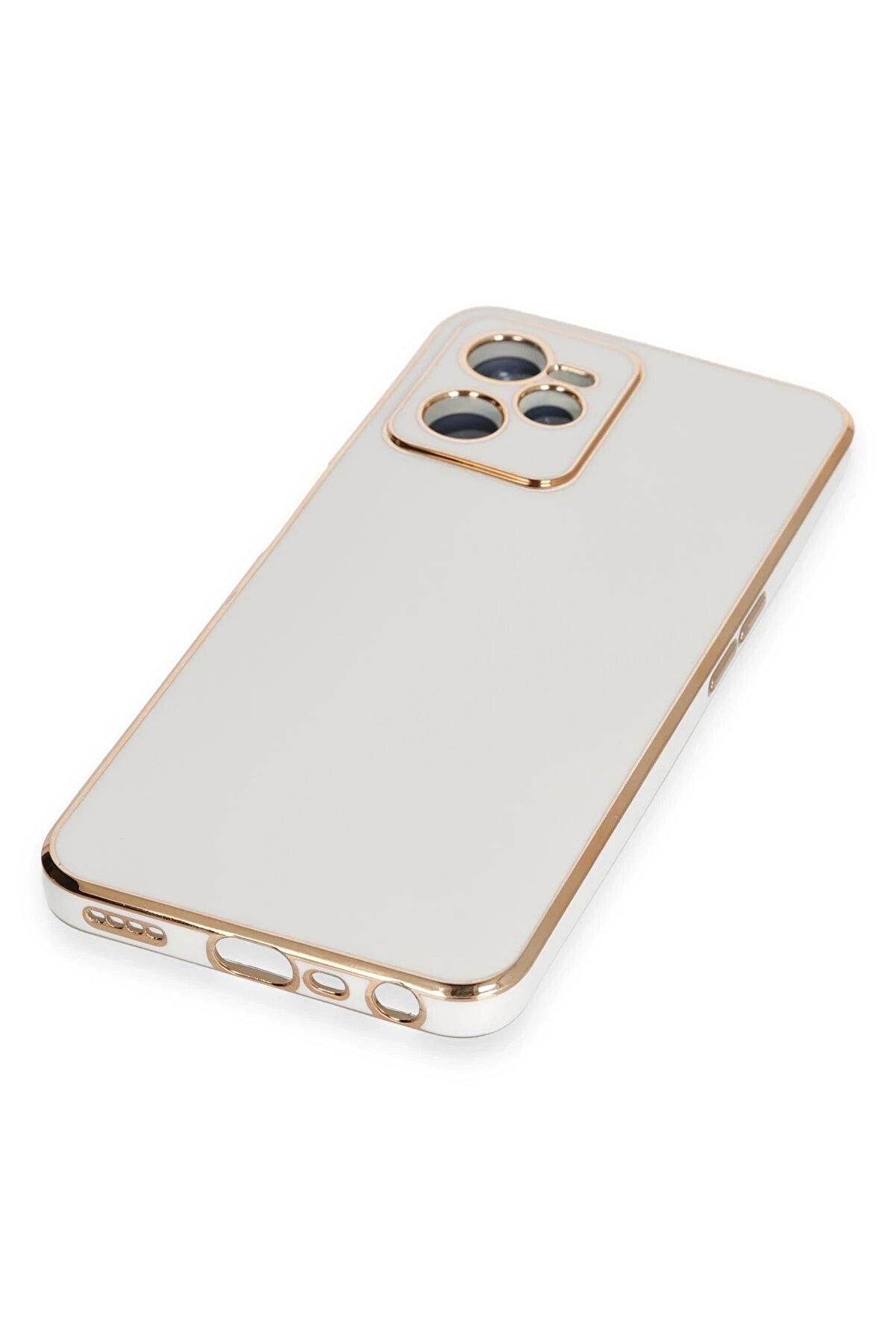 Realme C35 Kılıf Volet Si̇li̇kon - Beyaz - Dropx2641-8725