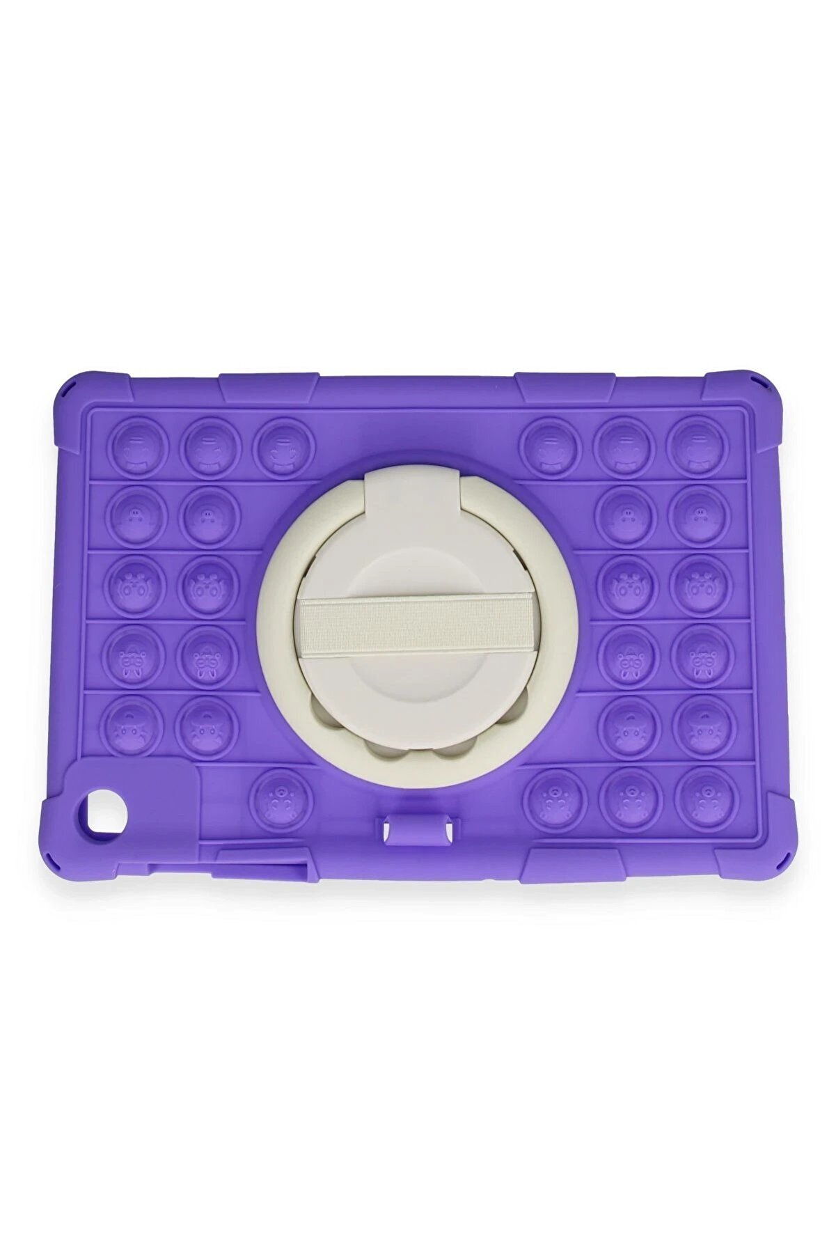 CepteToptan Samsung Galaxy Tab A9 Plus Kılıf Patpat El Tutma Aparatlı Standlı Tablet Sil - DROPX5886-4584