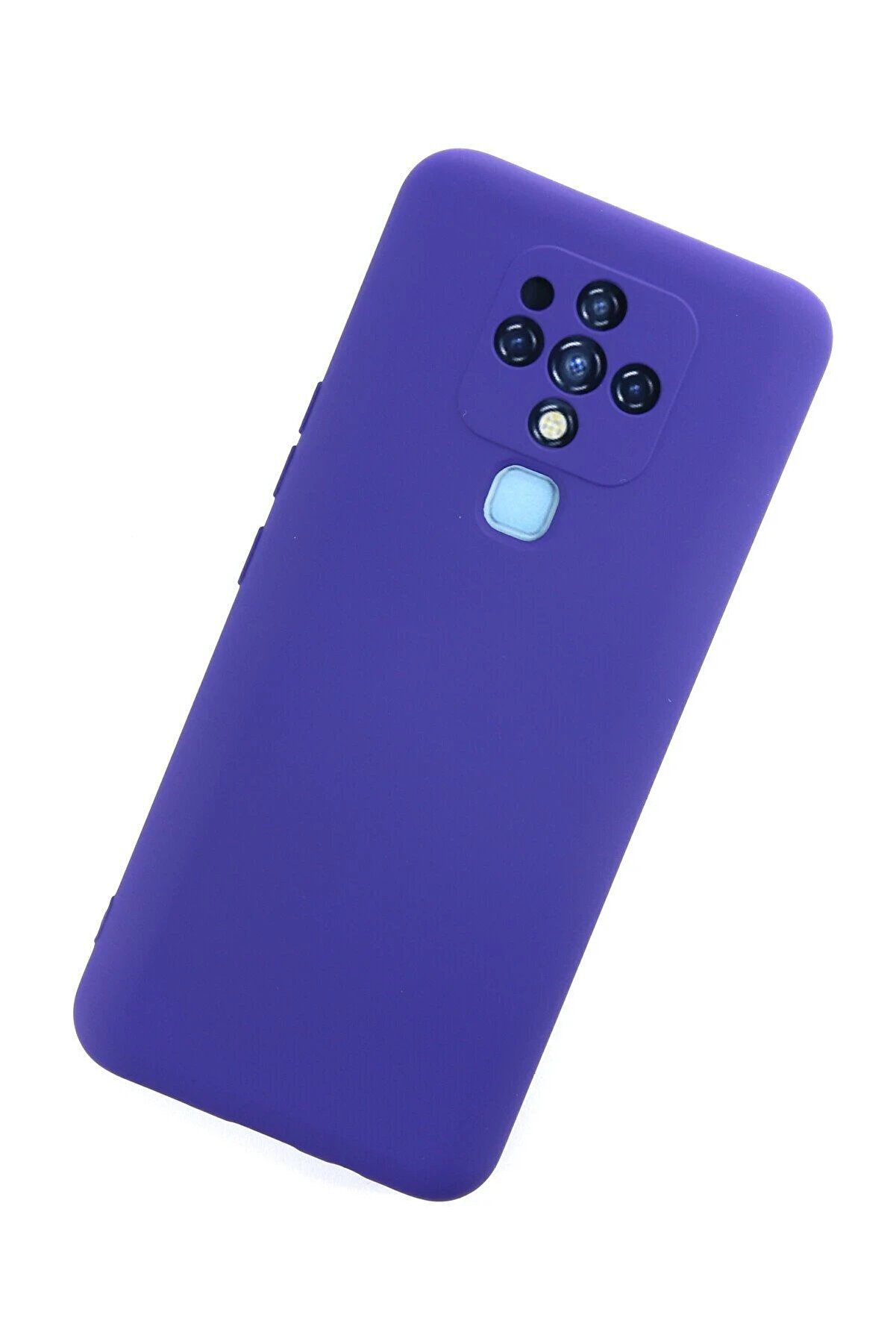 Tecno Camon 16 Kılıf Nano İçi̇ Kadi̇fe Si̇li̇kon - Mor - Dropx7392-1630
