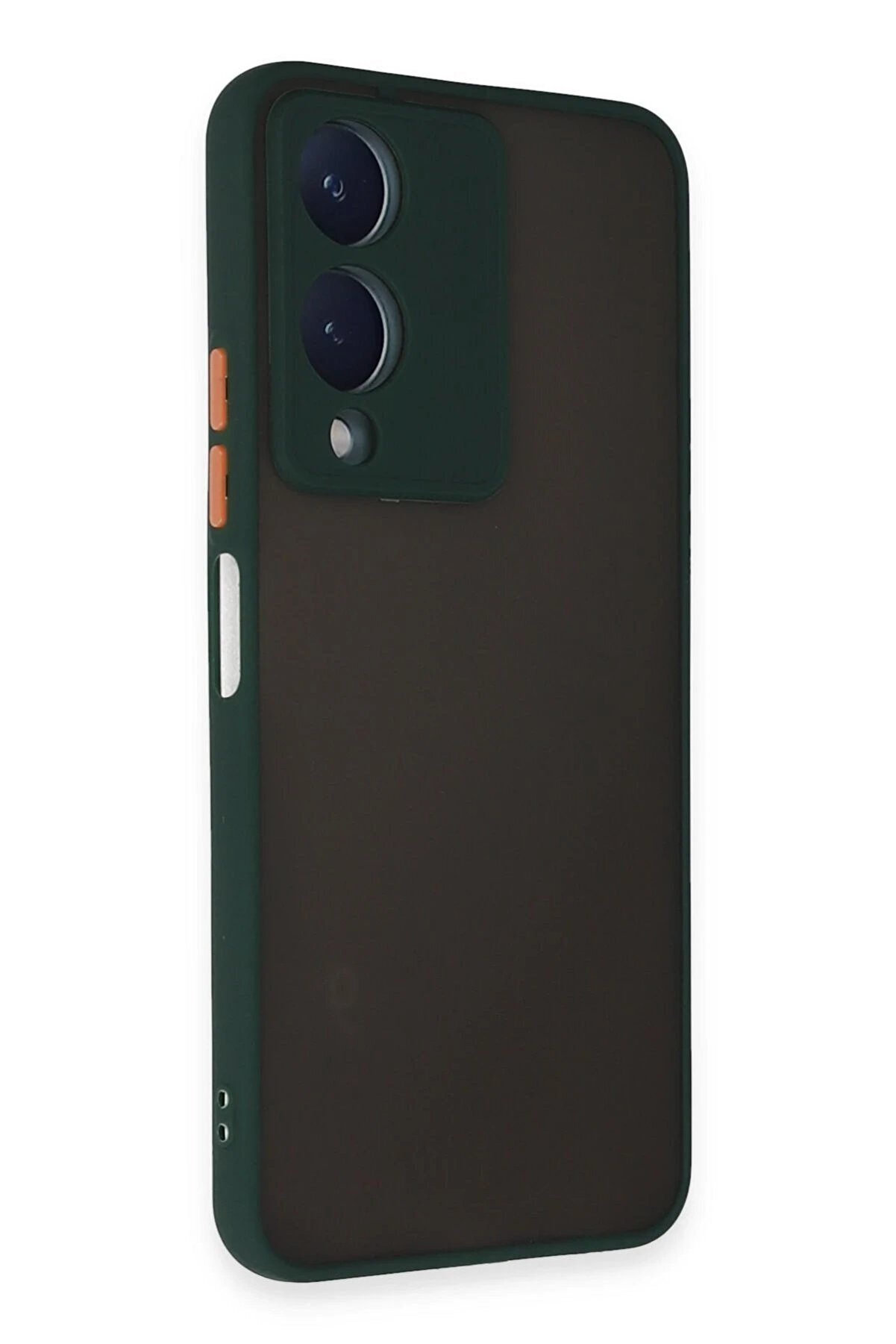 Vi̇vo Y17S Kılıf Montreal Si̇li̇kon Kapak - Yeşi̇l - Dropx5698-6542