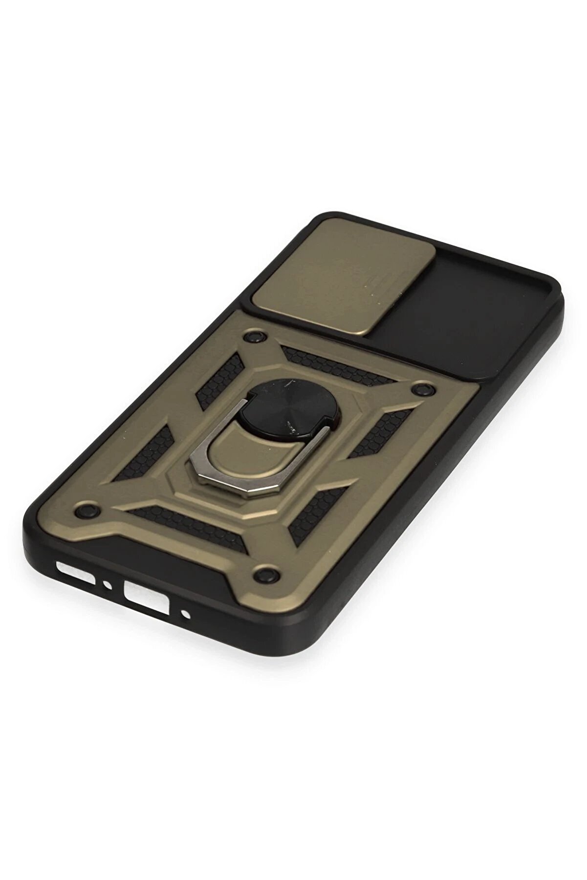 Samsung Galaxy A54 5G Kılıf Pars Lens Yüzüklü Si̇li̇kon - Gold - Dropx6547-7241