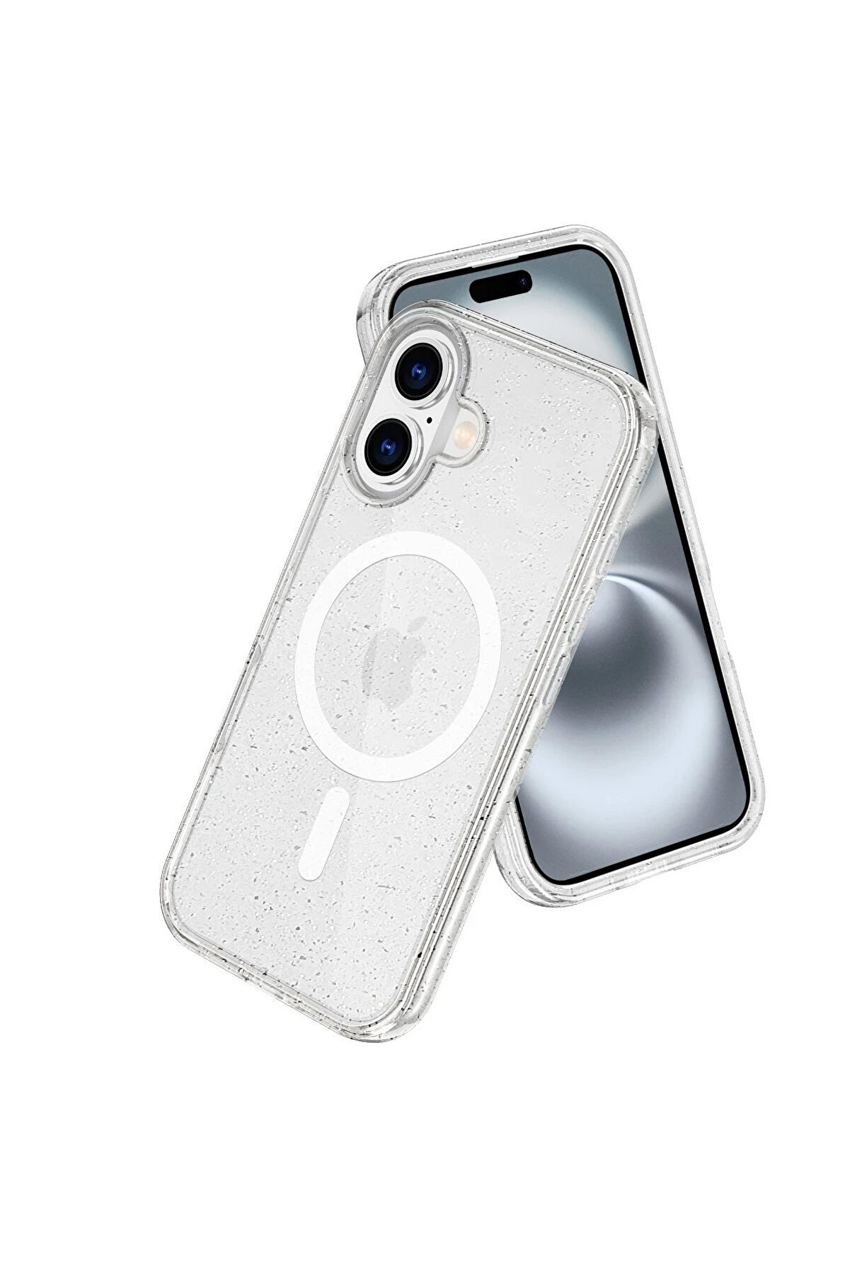 İphone 16 Plus Kılıf Glow Magsafe Kapak - Şeffaf - Dropx1078-2310