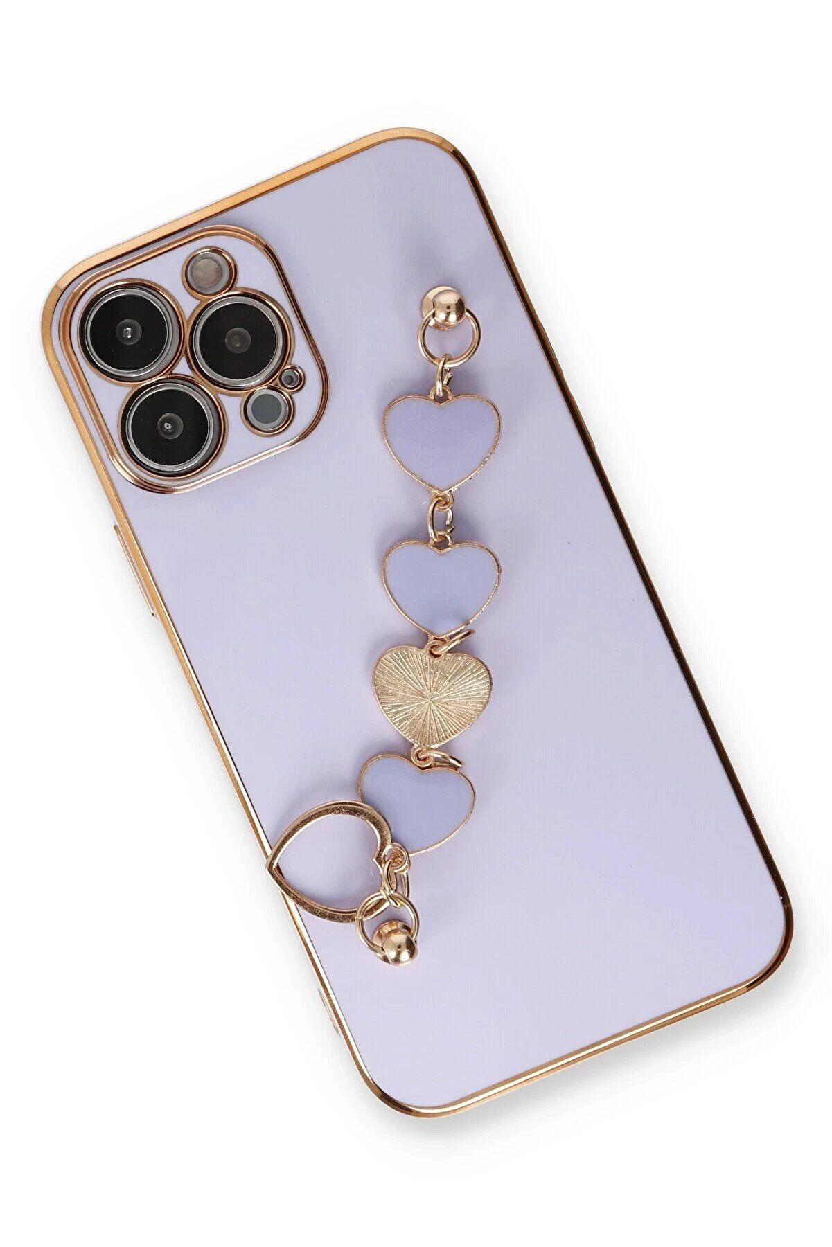 İphone 13 Pro Kılıf Esi̇la Si̇li̇kon - Li̇la - Dropx5931-4124