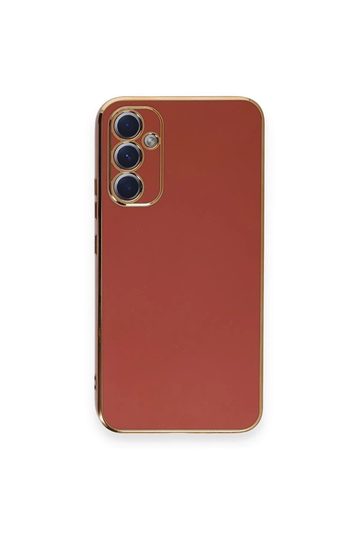 CepteToptan Samsung Galaxy A34 5G Kılıf Volet Silikon - Kırmızı - DROPX1950-8616