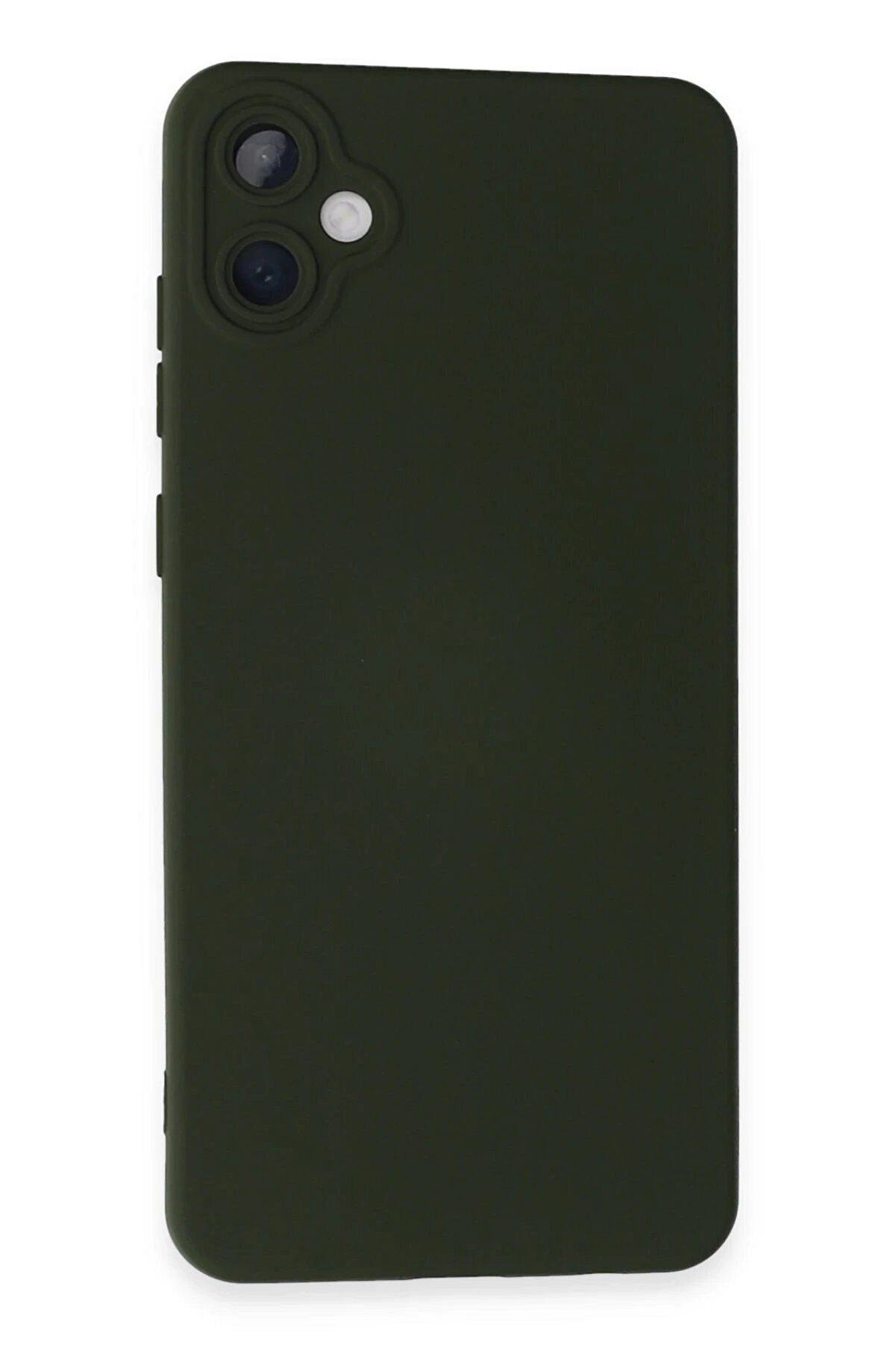 CepteToptan Samsung Galaxy A05 Kılıf Nano içi Kadife Silikon - Koyu Yeşil - DROPX1113-1102