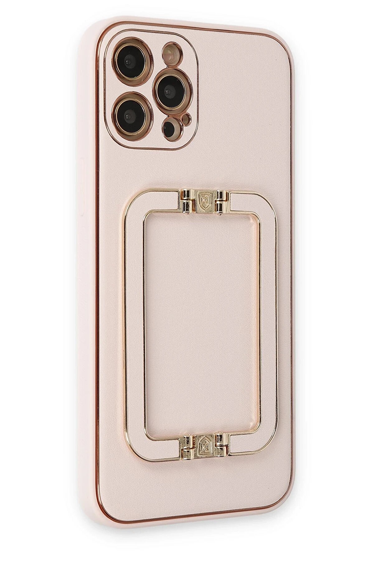 İphone 12 Pro Kılıf Coco Eli̇t Kapak - Pudra - Dropx3118-9993