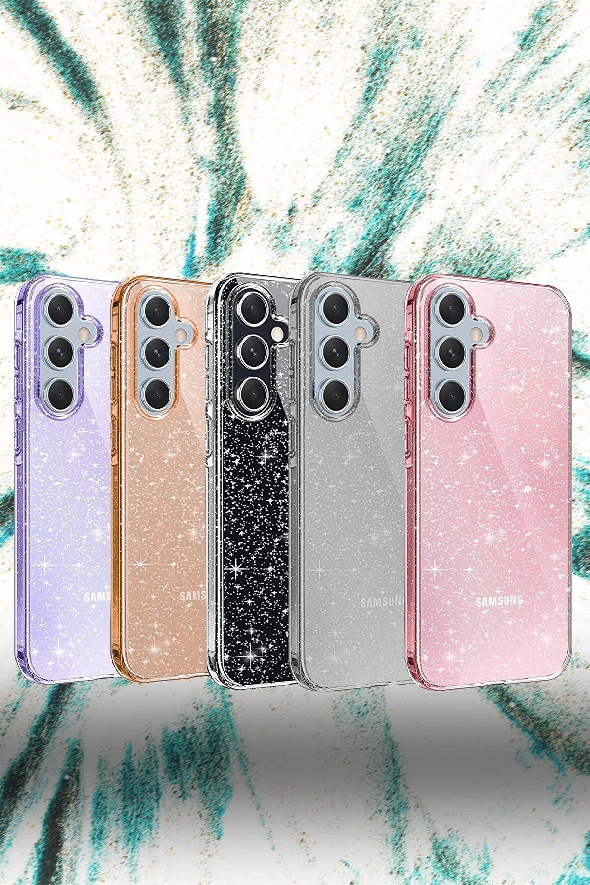 Samsung Galaxy A05S Kılıf Glow Kapak - Şeffaf - Snx6928-2814