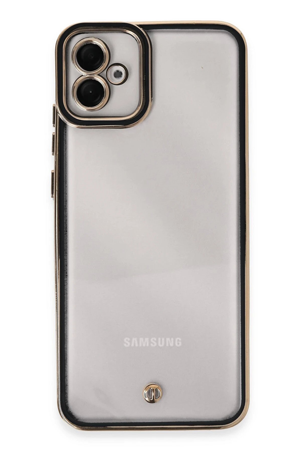 CepteToptan Samsung Galaxy A04E Kılıf Liva Lens Silikon - Siyah - DROPX2578-9019