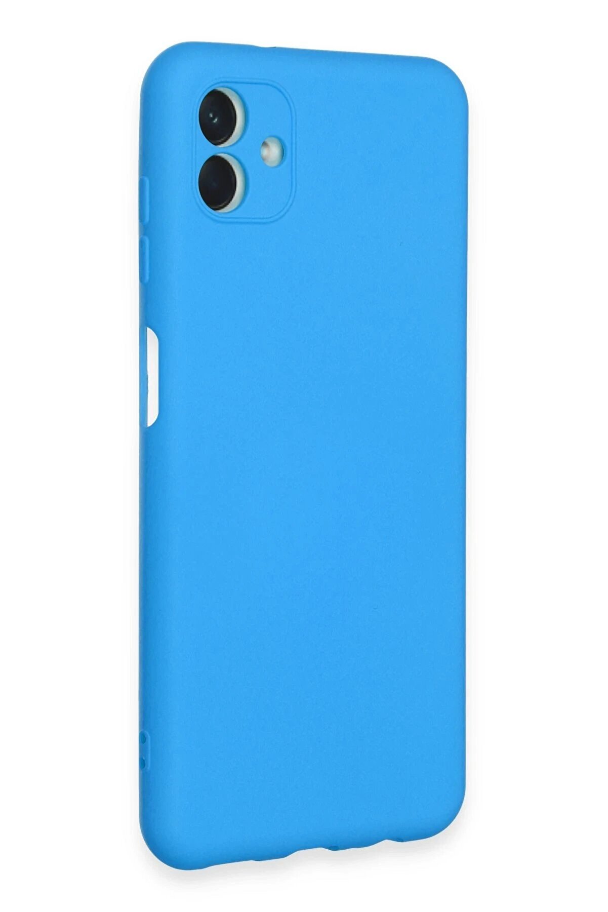 Samsung Galaxy A04E Kılıf Nano İçi̇ Kadi̇fe Si̇li̇kon - Mavi̇ - Dropx9693-3998