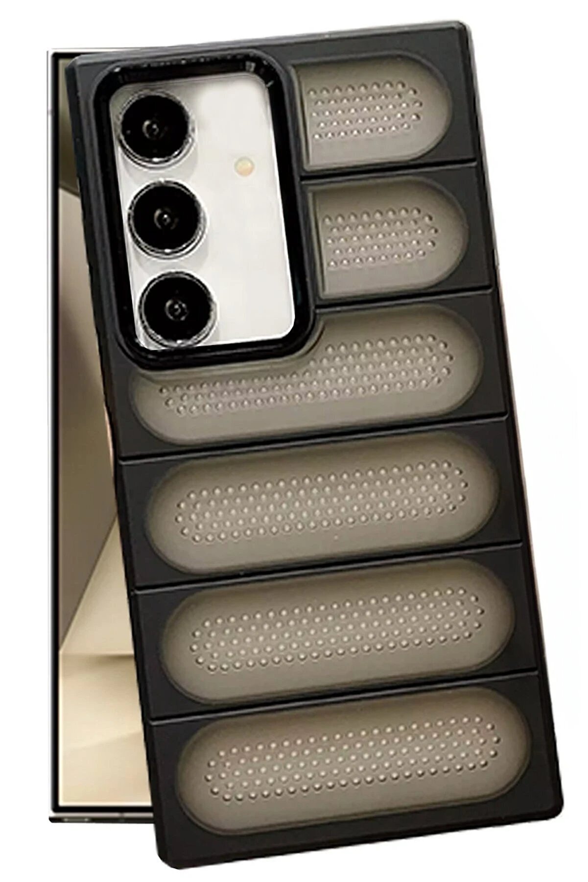 CepteToptan Samsung Galaxy S24 Kılıf Airmax Silikon Kapak - Siyah - DROPX7470-8437