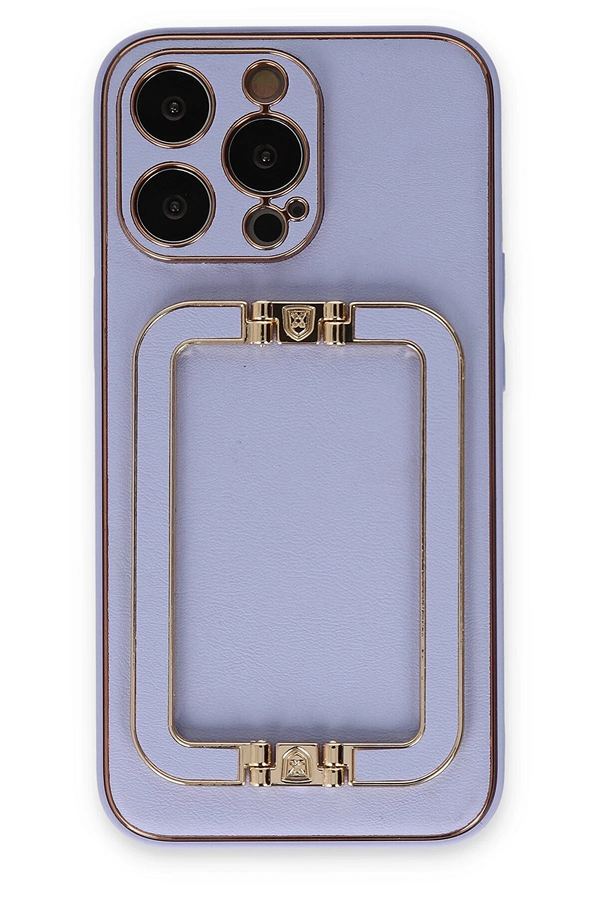 CepteToptan iPhone 13 Pro Max Kılıf Coco Elit Kapak - Lila - DROPX6651-9358