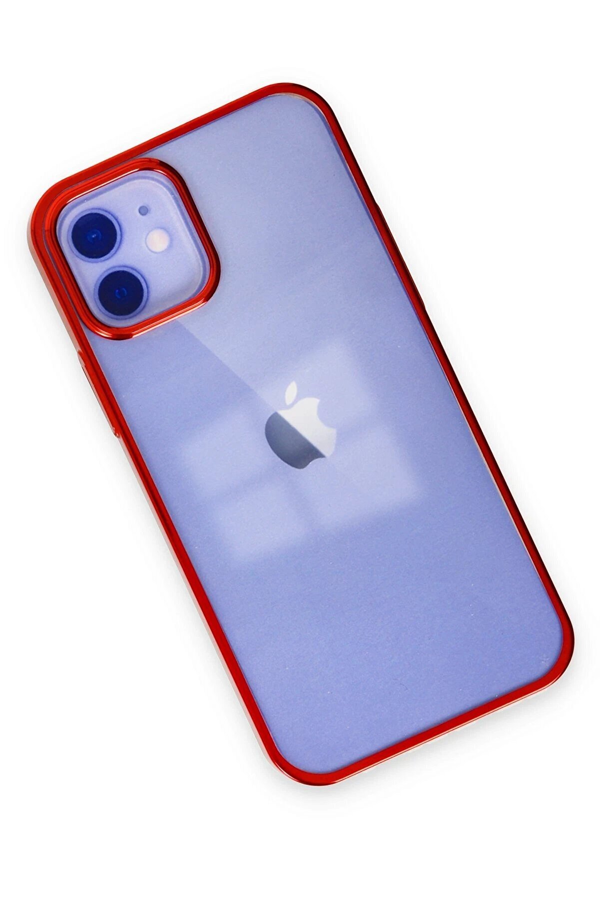 İphone 12 Kılıf Element Si̇li̇kon - Kırmızı - Dropx3966-1464