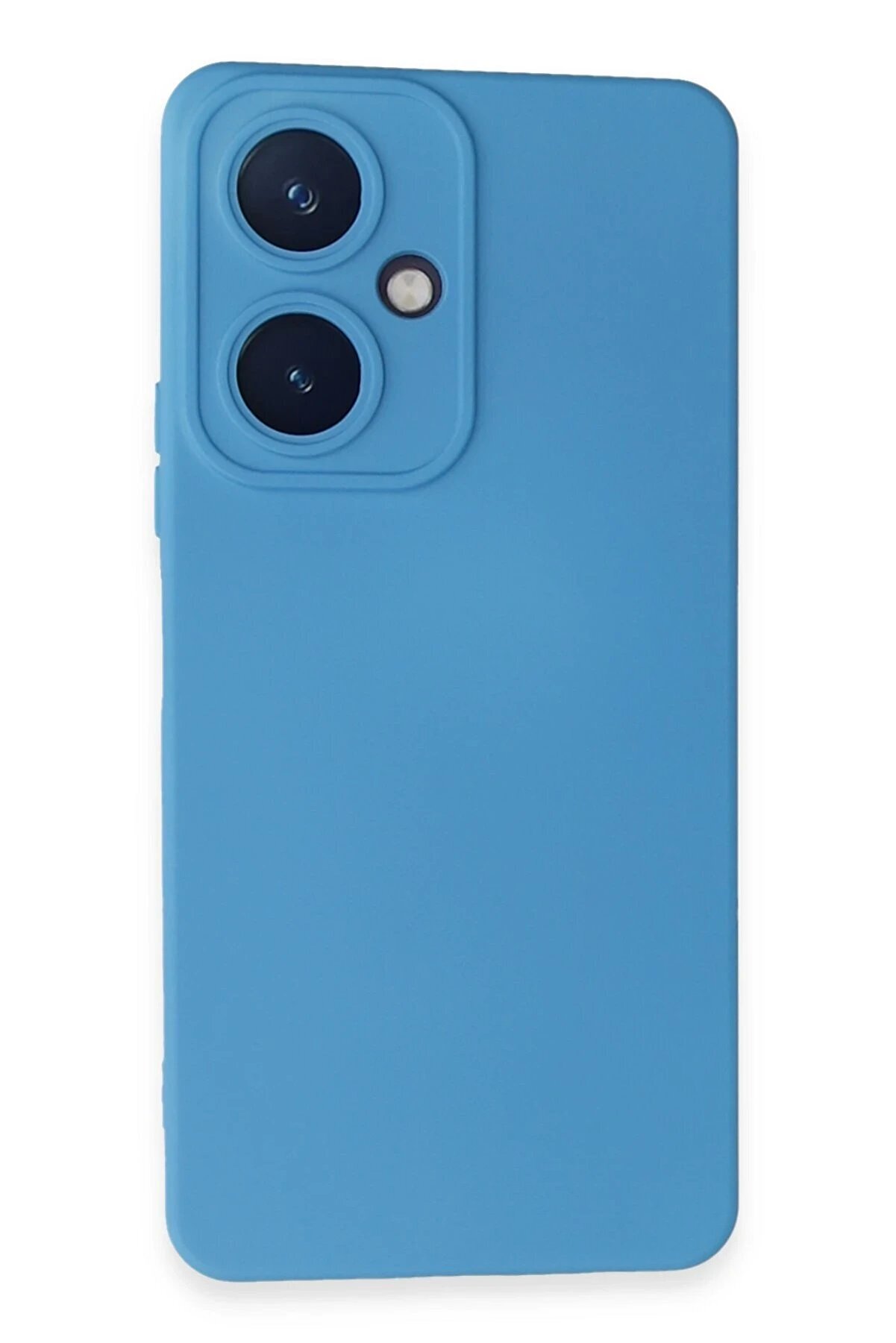 CepteToptan Vivo Y27 Kılıf Nano içi Kadife Silikon - Mavi - DROPX6354-7406