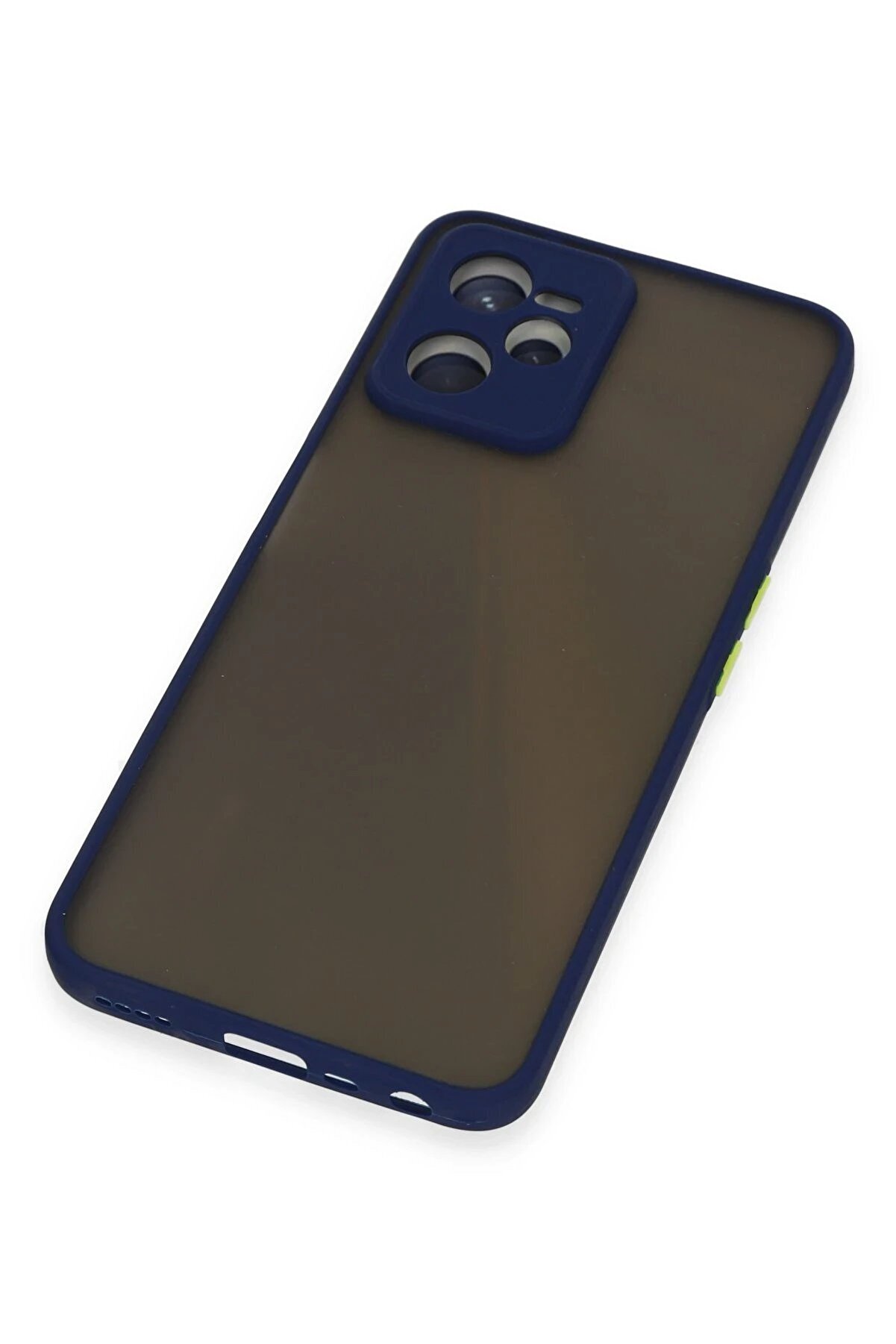 Realme C35 Kılıf Montreal Si̇li̇kon Kapak - Laci̇vert - Dropx7811-6364