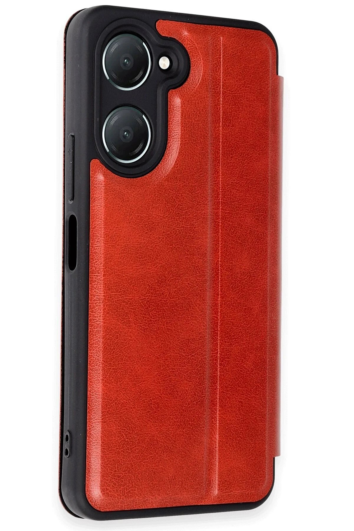 Vi̇vo Y18 Kılıf Fli̇p Cover - Kırmızı - Dropx8104-1530