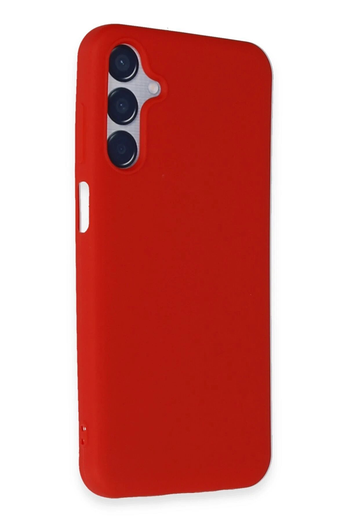 CepteToptan Samsung Galaxy M15 Kılıf First Silikon - Kırmızı - DROPX3669-7668