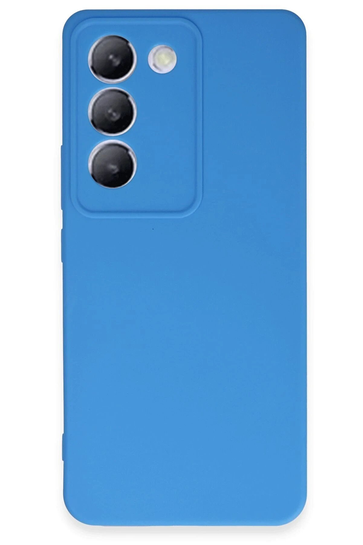 CepteToptan Vivo V30 Lite 4G Kılıf First Silikon - Mavi - DROPX3087-5521