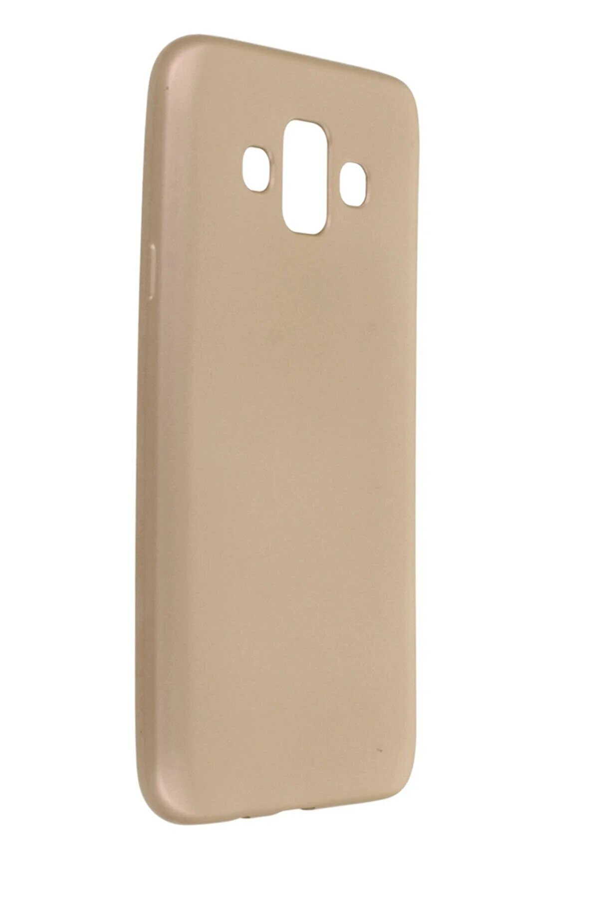 CepteToptan Samsung Galaxy J7 Duo Kılıf First Silikon - Gold - DROPX8566-3000