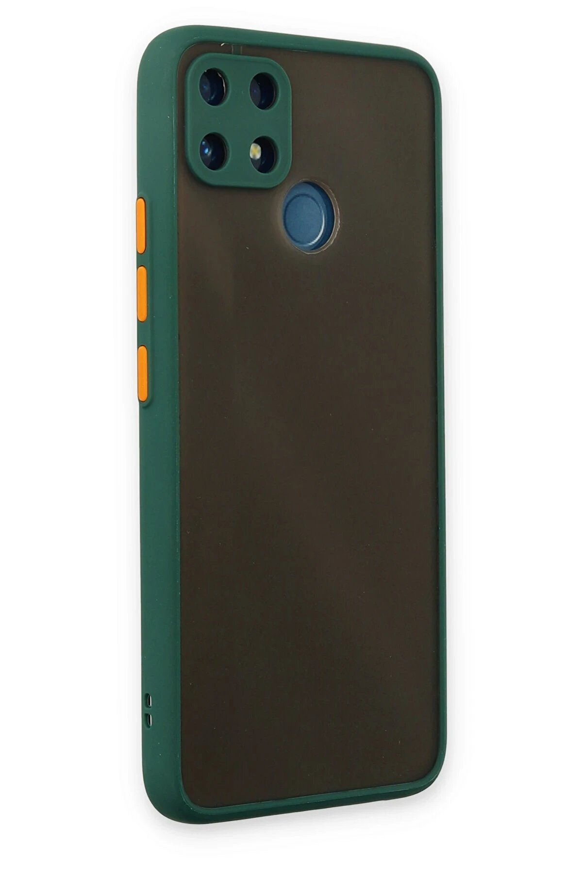 Realme C25 Kılıf Montreal Si̇li̇kon Kapak - Yeşi̇l - Dropx2652-3475