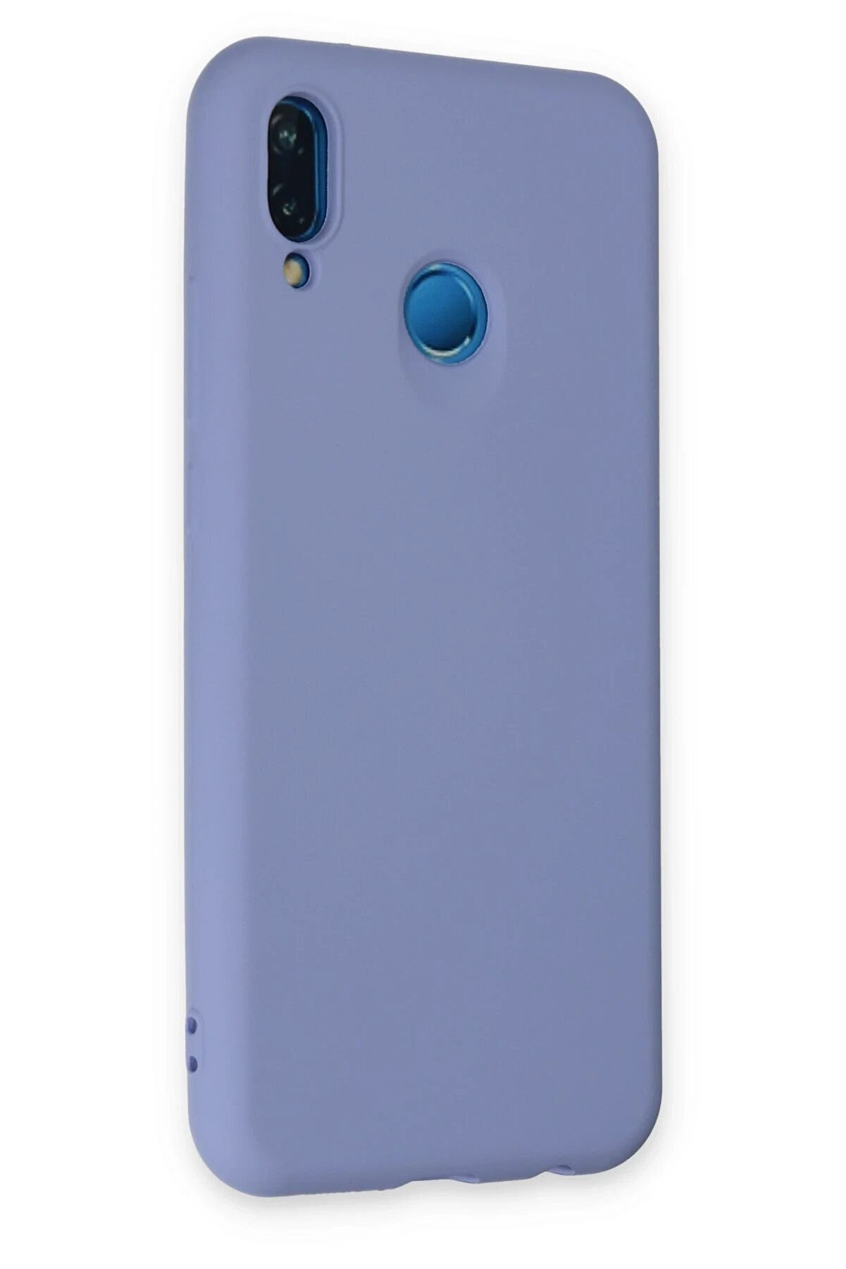 Huawei̇ P20 Li̇te Kılıf Nano İçi̇ Kadi̇fe Si̇li̇kon - Li̇la - Dropx6198-6388