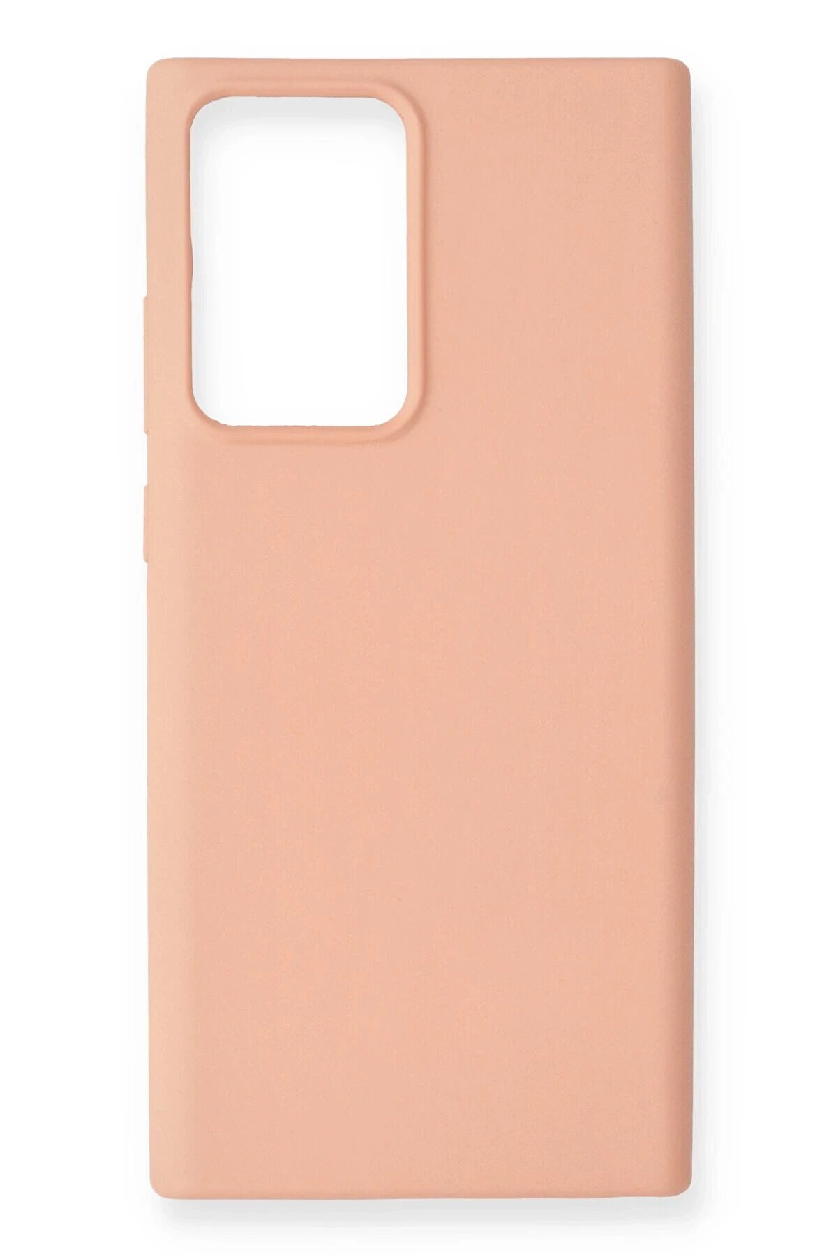 CepteToptan Samsung Galaxy Note 20 Ultra Kılıf Nano içi Kadife Silikon - Pudra - DROPX2234-3053