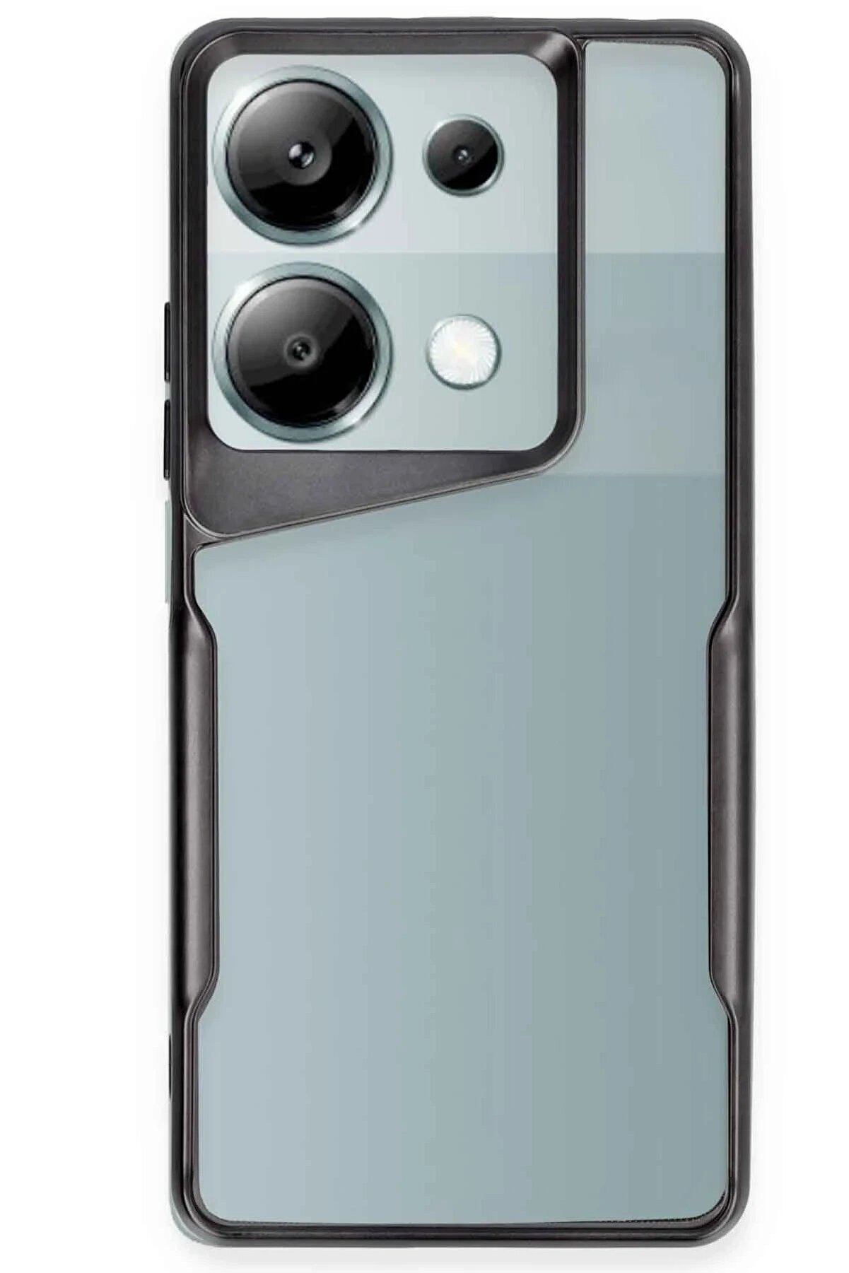 CepteToptan Xiaomi Redmi Note 13 Pro 5G Kılıf Boyi Silikon Kapak - Siyah - DROPX2770-7878