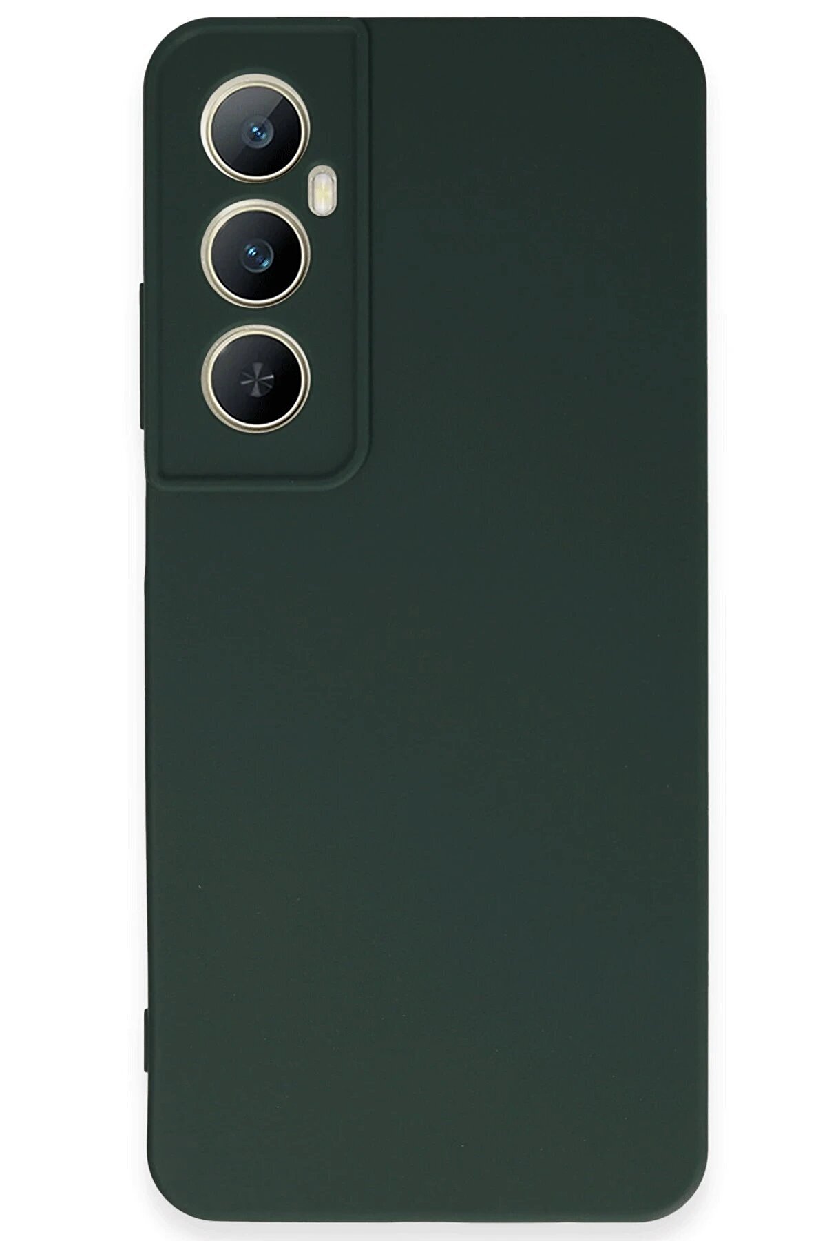 CepteToptan Realme C65 Kılıf First Silikon - Koyu Yeşil - DROPX4815-2152