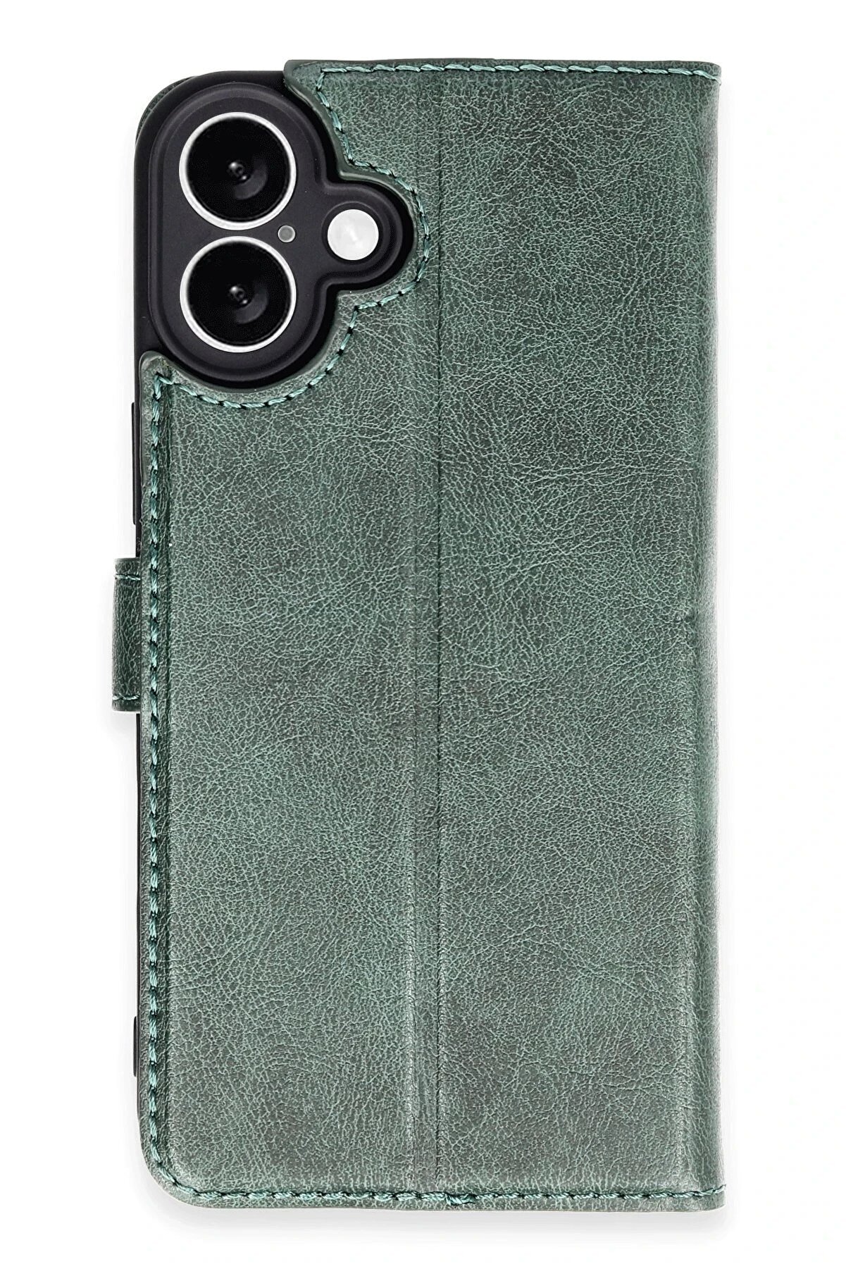 CepteToptan iPhone 16 Plus Kılıf Trend S Plus Kapaklı Kılıf - Yeşil - DROPX5117-6174