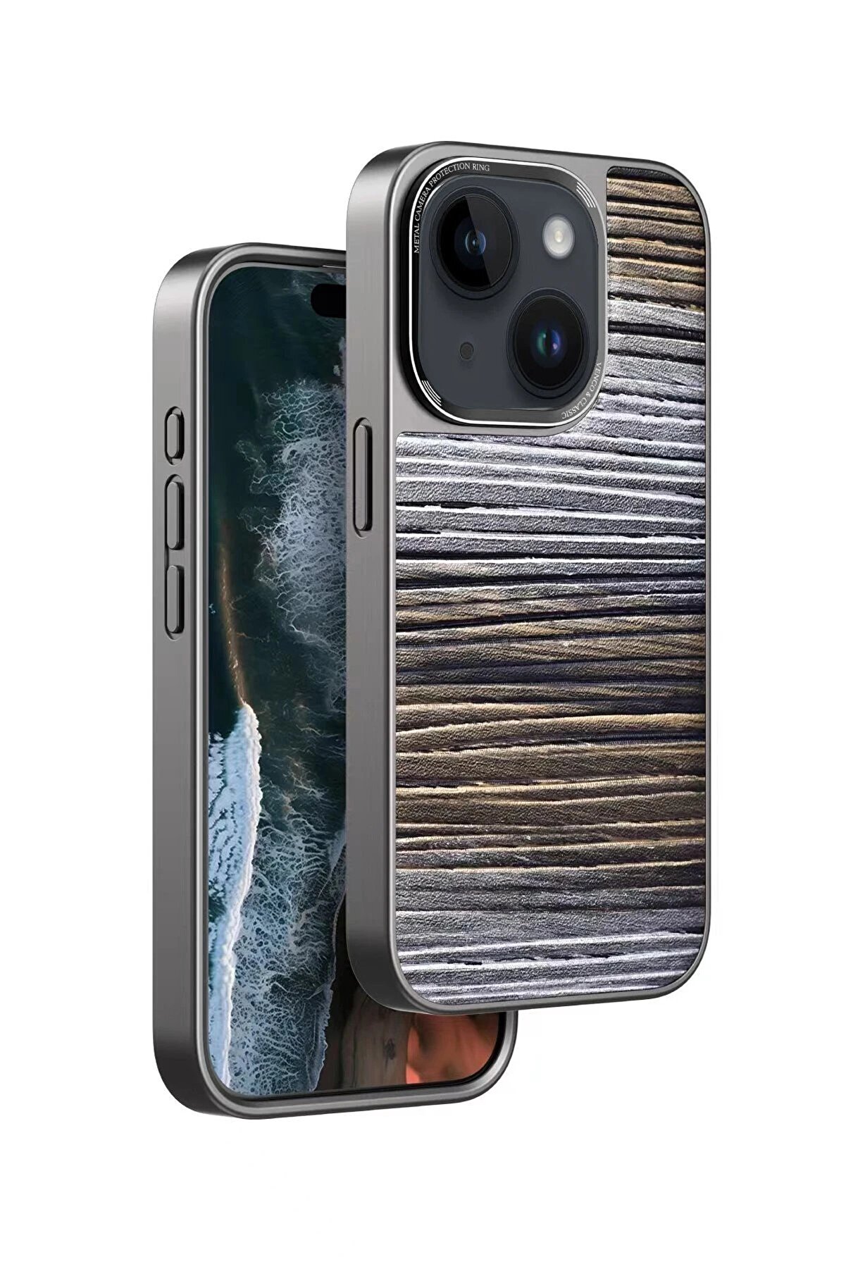 CepteToptan iPhone 14 Wave Kapak - Sarı - DROPX9497-4300