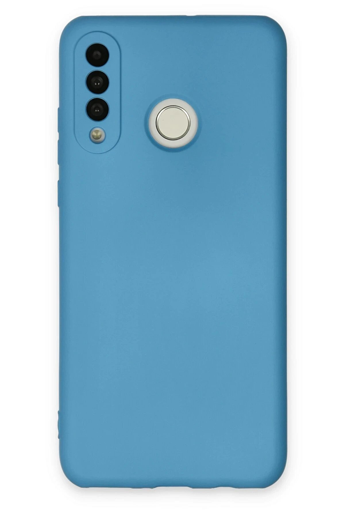 CepteToptan Huawei P30 Lite Kılıf Nano içi Kadife Silikon - Mavi - DROPX3574-8402