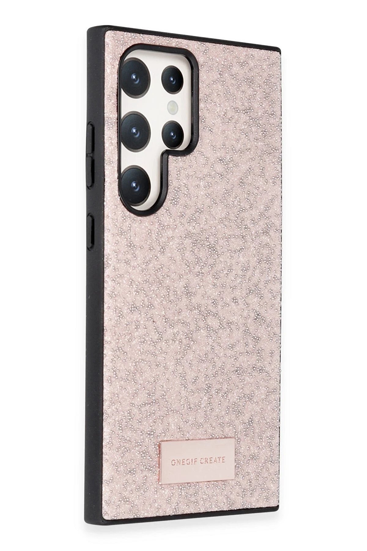 Samsung Galaxy S24 Ultra Bri̇ght Si̇mli̇ Kapak - Pembe - Dropx1042-5737