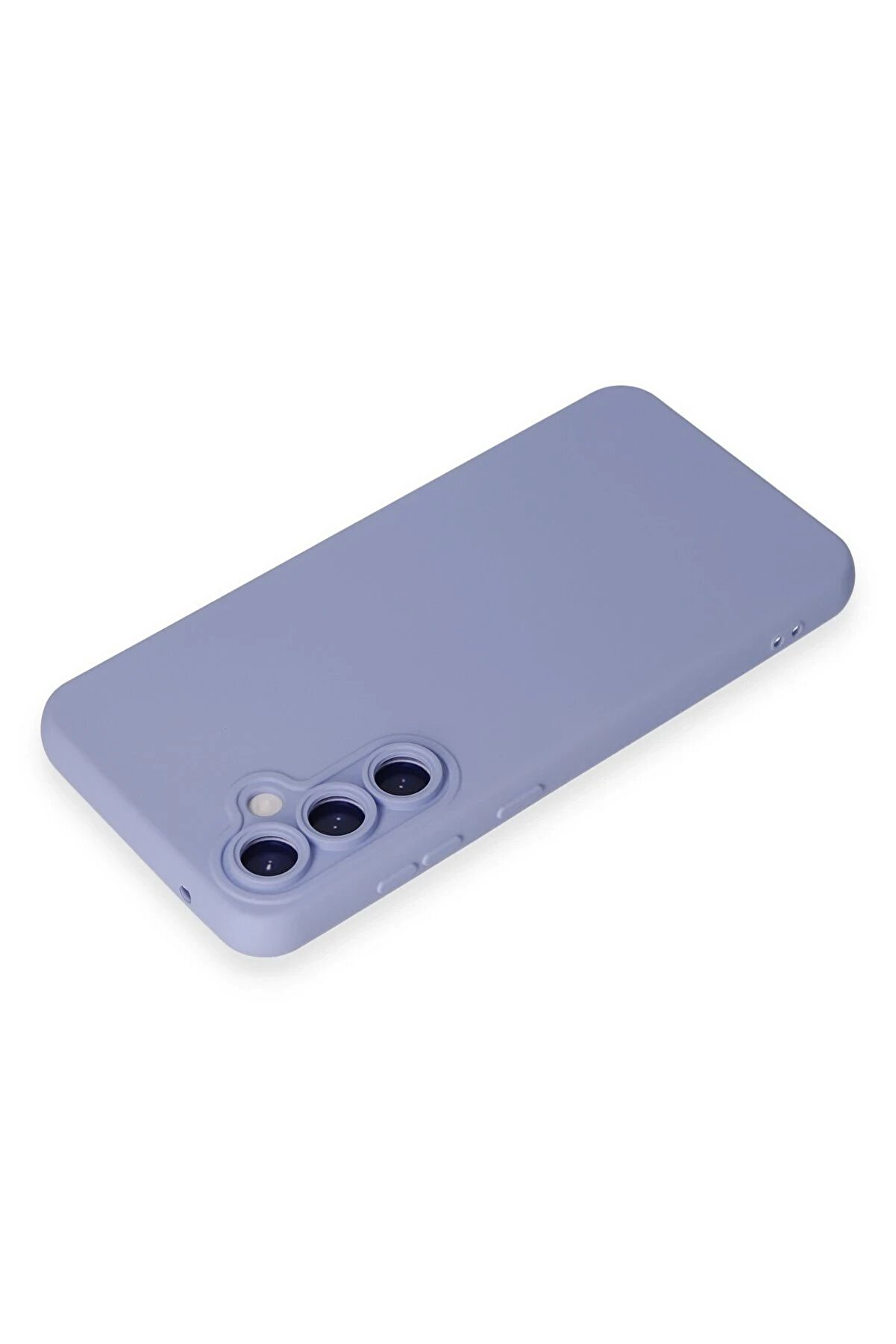 Samsung Galaxy S24 Plus Kılıf Nano İçi̇ Kadi̇fe Si̇li̇kon - Li̇la - Dropx2568-6439