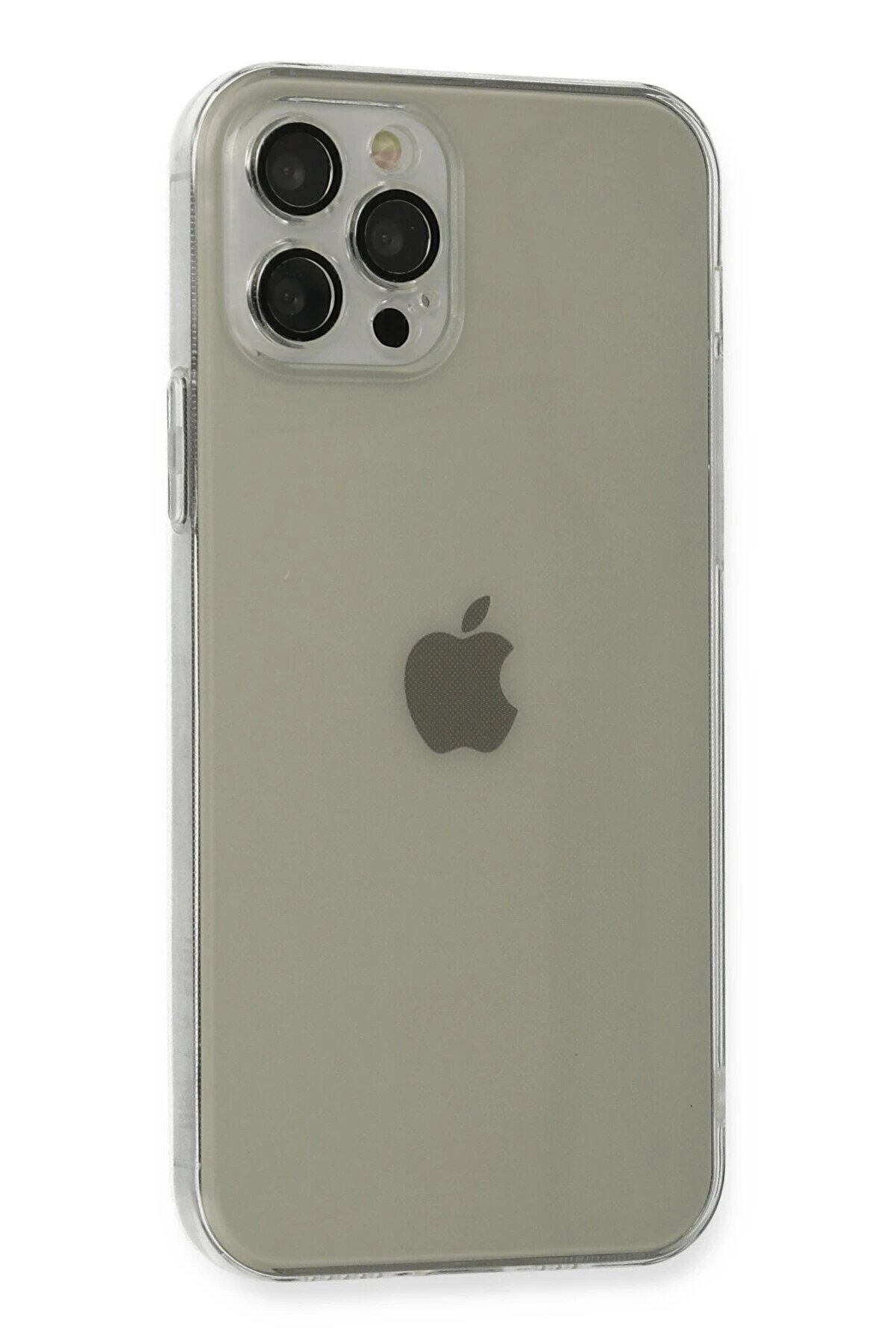 İphone 12 Pro Max Kılıf Fly Lens Si̇li̇kon - Şeffaf - Dropx7935-9874