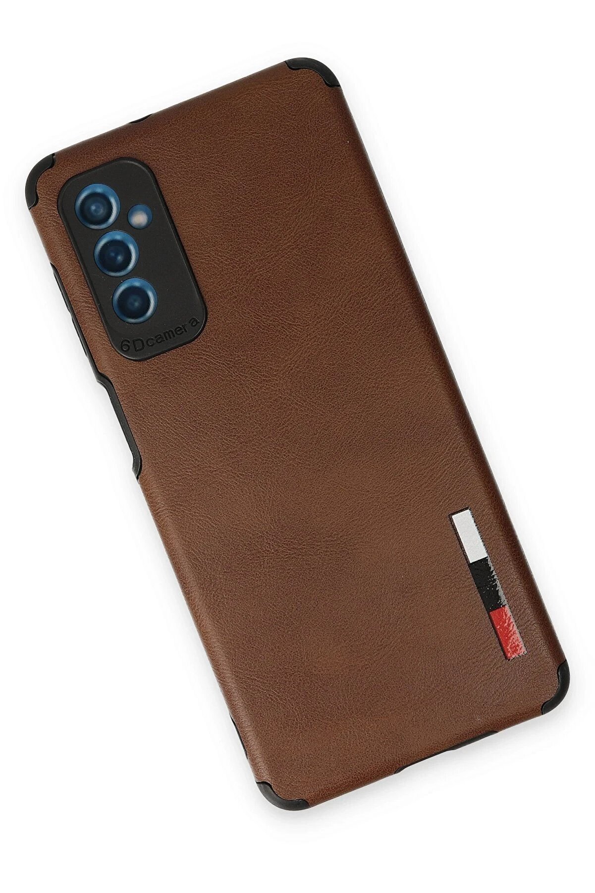 Samsung Galaxy M52 5G Kılıf Loop Deri̇ Si̇li̇kon - Kahverengi̇ - Dropx9792-8185