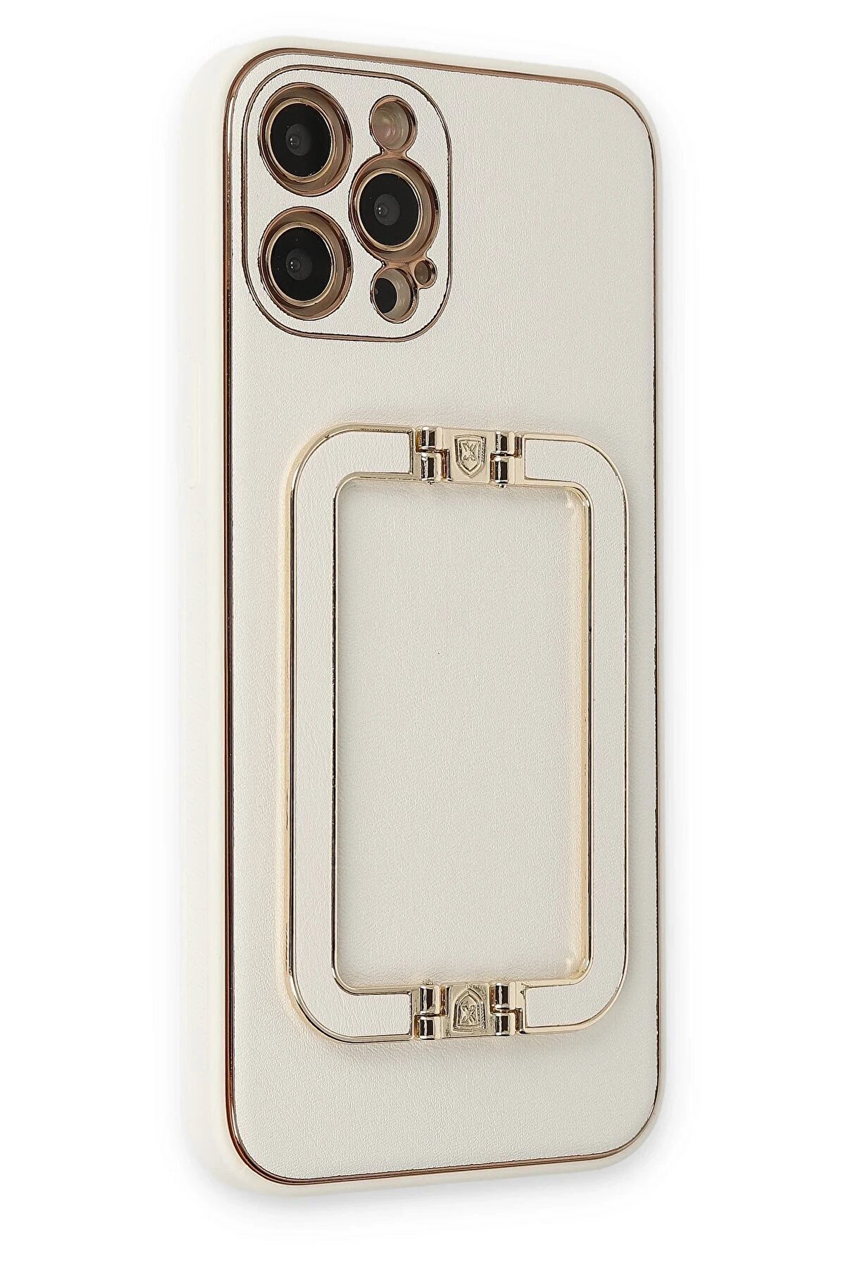 İphone 12 Pro Max Kılıf Coco Eli̇t Kapak - Beyaz - Dropx4491-6211