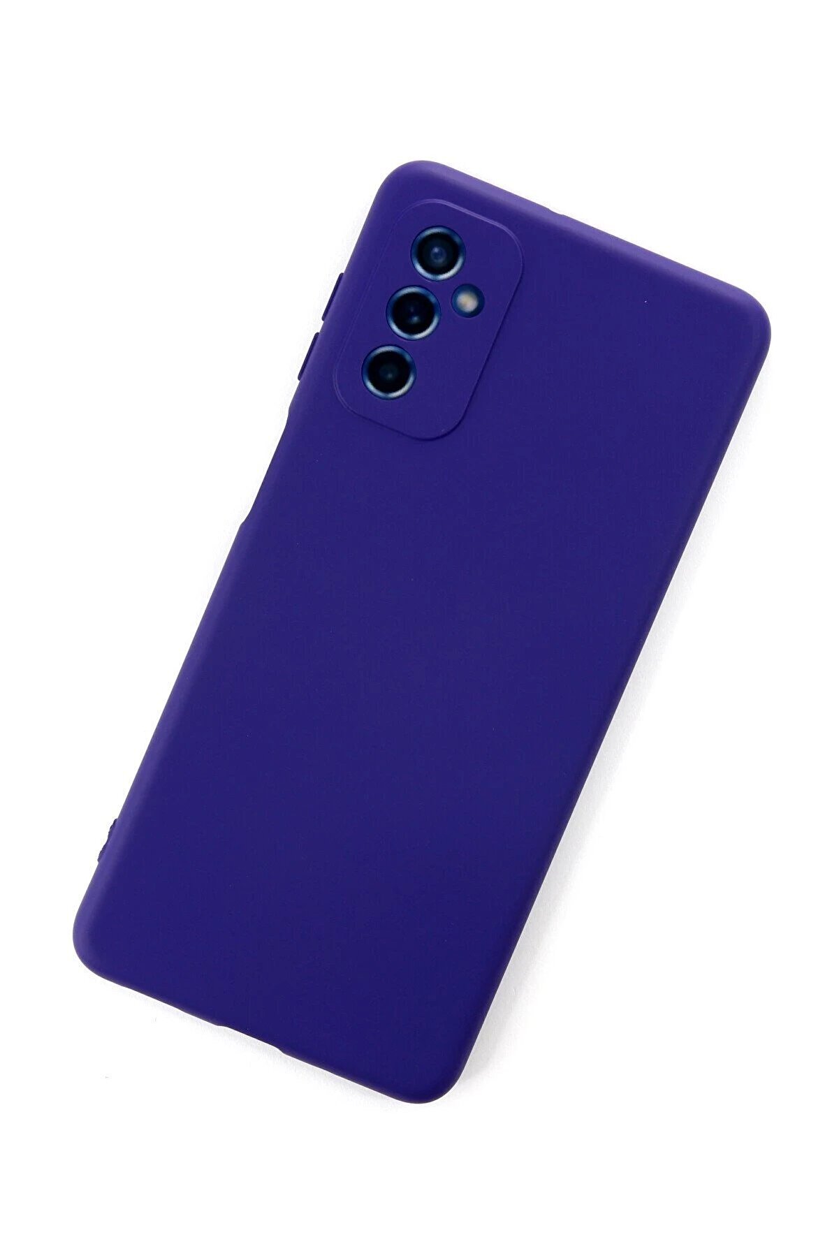 Samsung Galaxy M52 5G Kılıf Nano İçi̇ Kadi̇fe Si̇li̇kon - Mor - Dropx1103-1906
