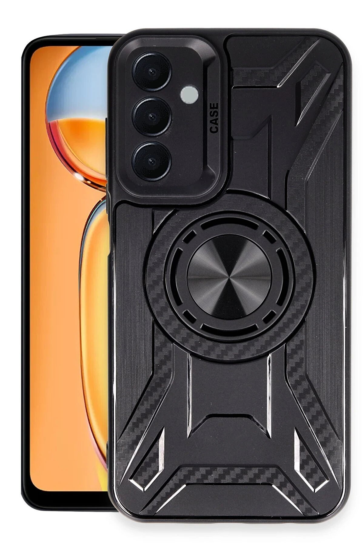 CepteToptan Samsung Galaxy A15 4G Kılıf Lincoln Silikon - Siyah - DROPX5732-7403