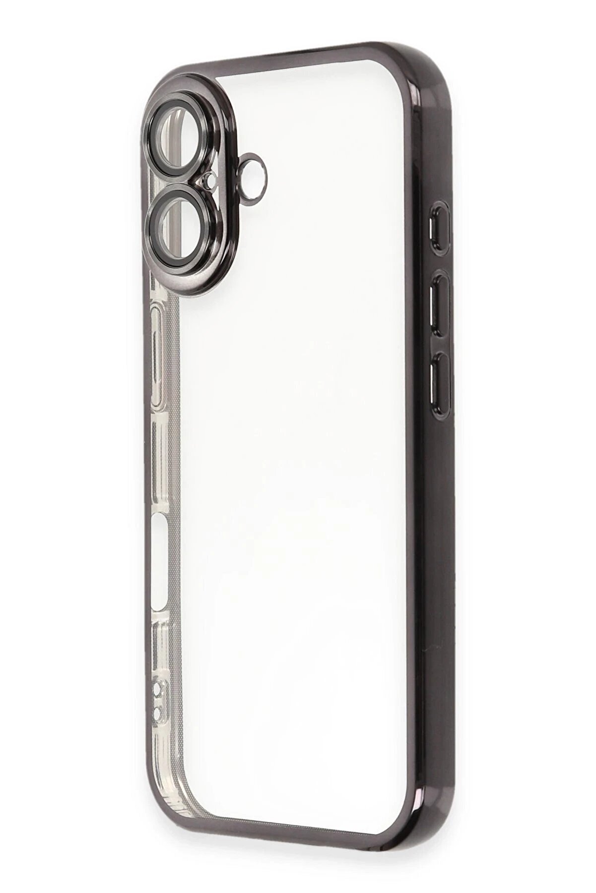 İphone 16 Plus Kılıf Lensli̇ Si̇li̇kon - Si̇yah - Dropx5869-3033