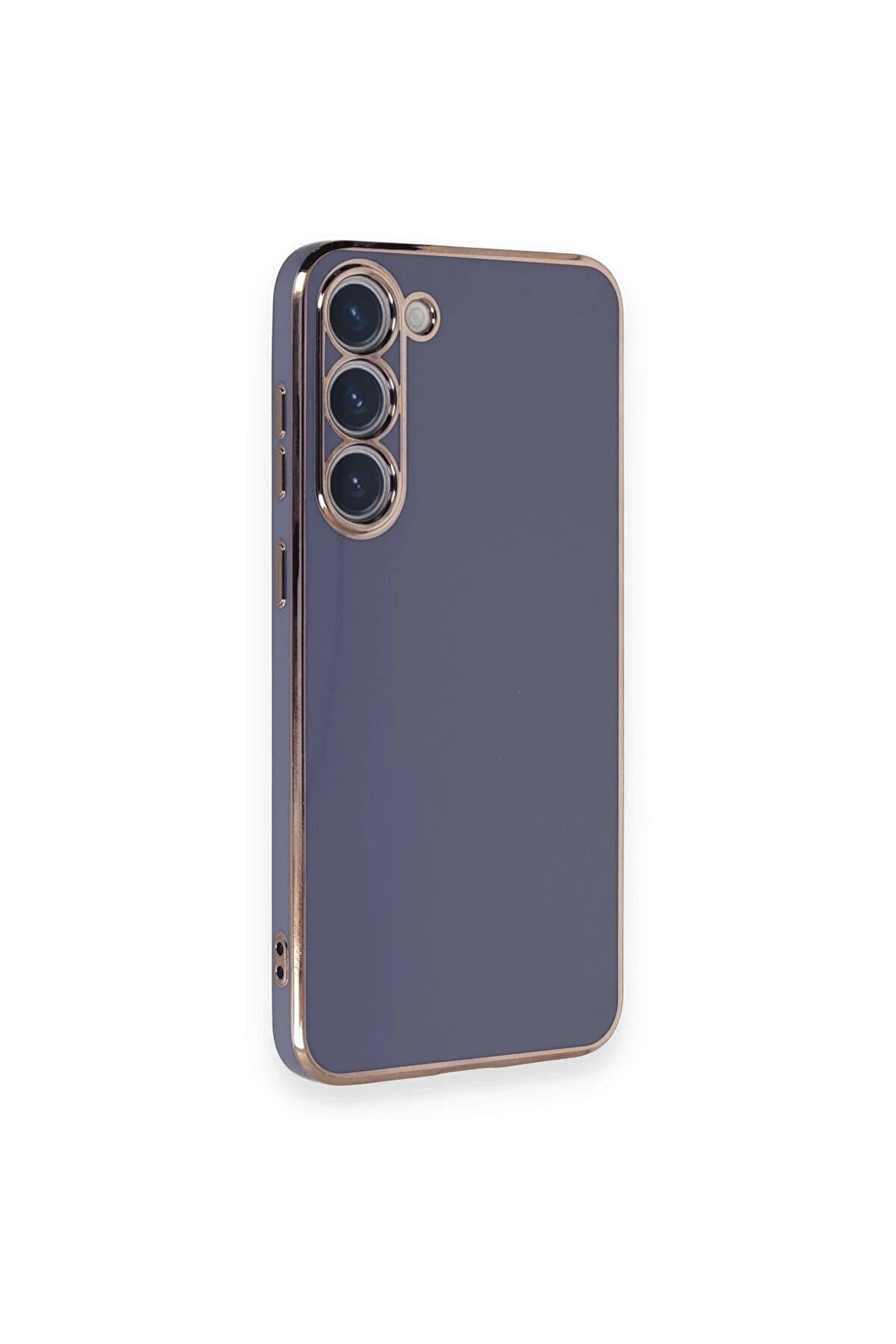 Samsung Galaxy S23 Plus Kılıf Volet Si̇li̇kon - Mavi̇ - Dropx4706-7067