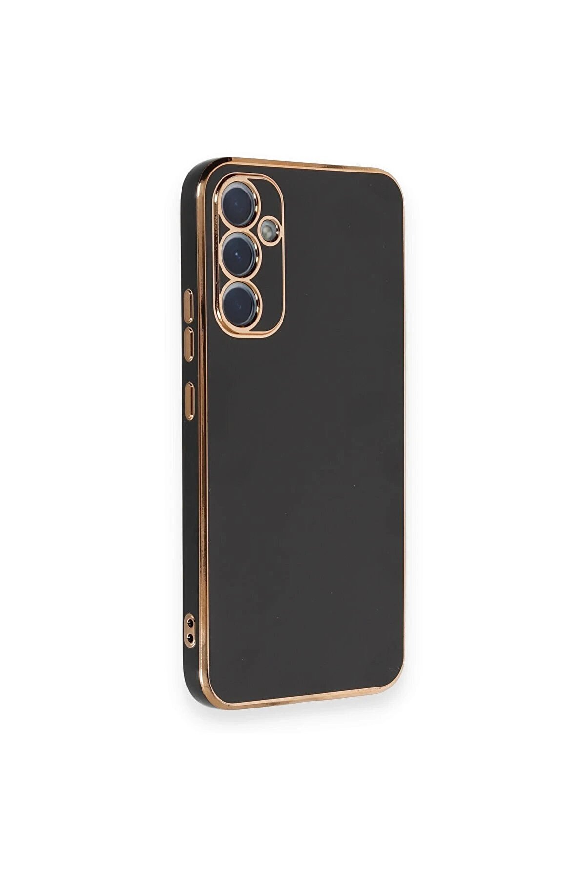 Samsung Galaxy A34 5G Kılıf Volet Si̇li̇kon - Si̇yah - Dropx5993-4104