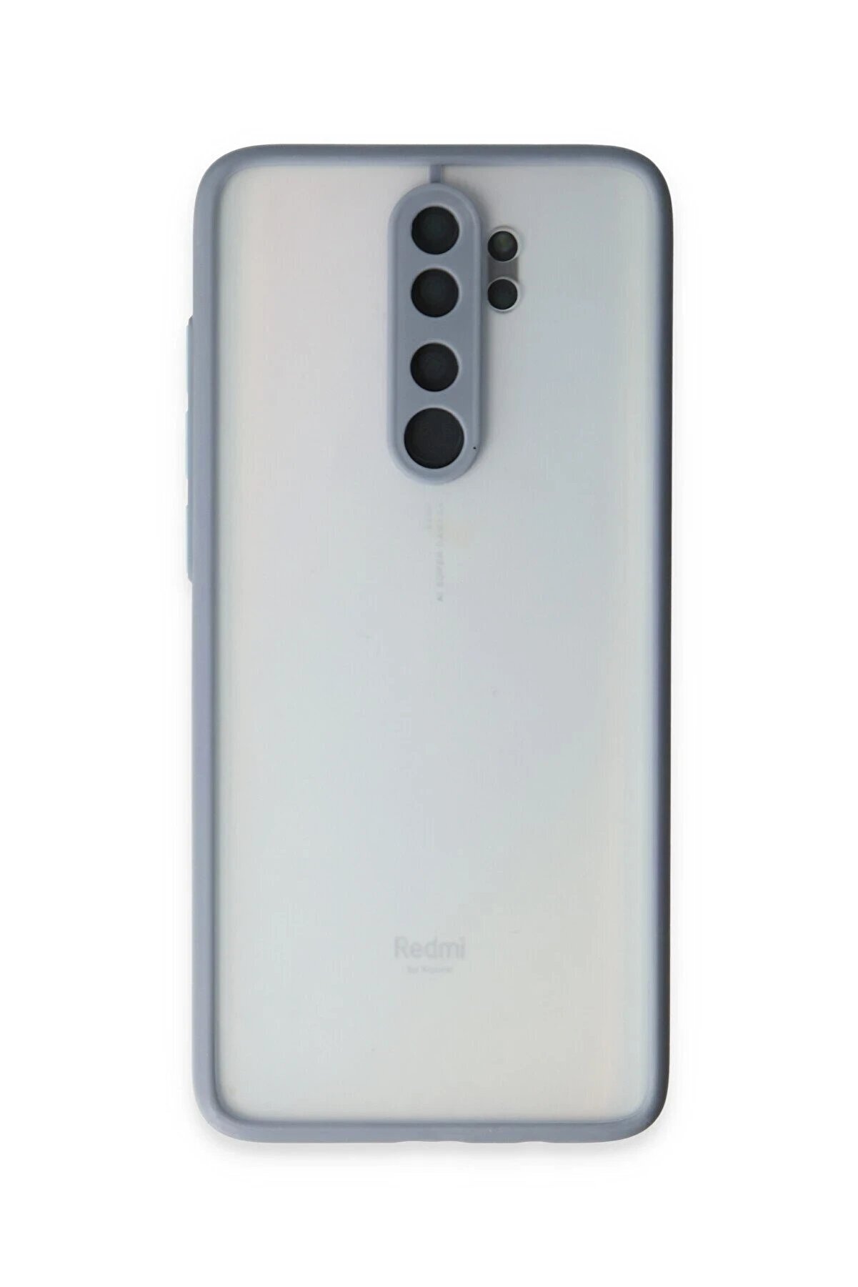 CepteToptan Xiaomi Redmi Note 8 Pro Kılıf Montreal Silikon Kapak - Gri - DROPX9796-6929