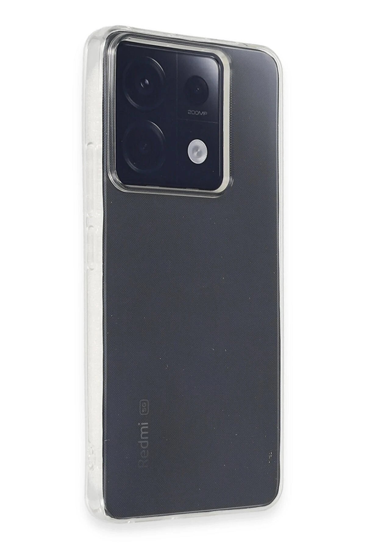 CepteToptan Xiaomi Poco X6 uyumlu Kılıf Lüx Şeffaf Silikon - DROPX4510-2967