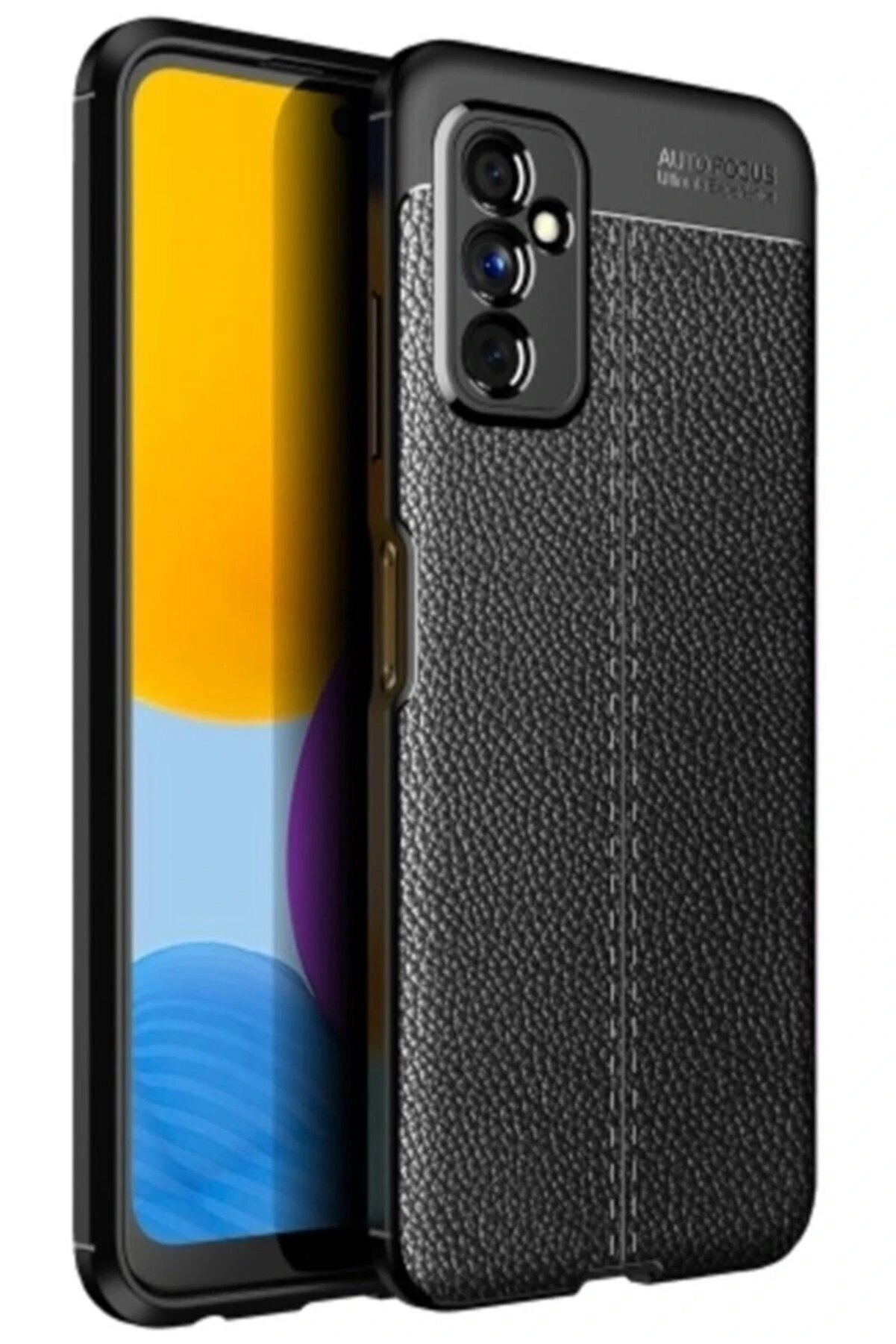 CepteToptan Samsung Galaxy M52 5G Kılıf Auto Focus Kapak - Siyah - DROPX7397-2773