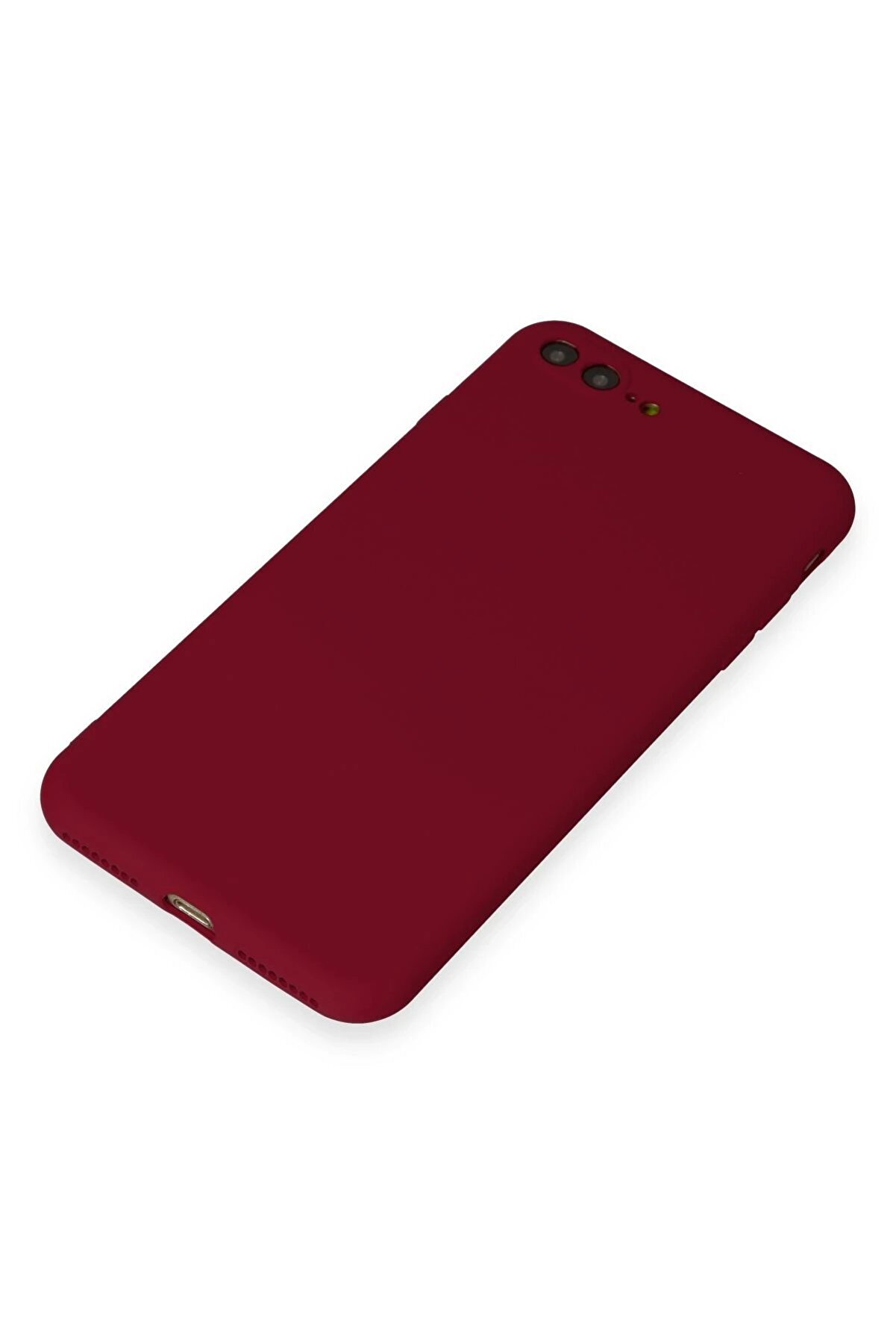 Newface İphone 7 Plus Kılıf Fi̇rst Si̇li̇kon - Bordo